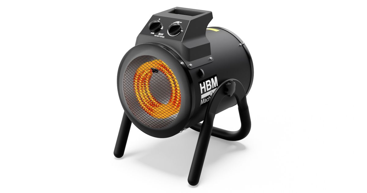Calentador eléctrico HBM 2500 - 5000 Watios 400 Voltios