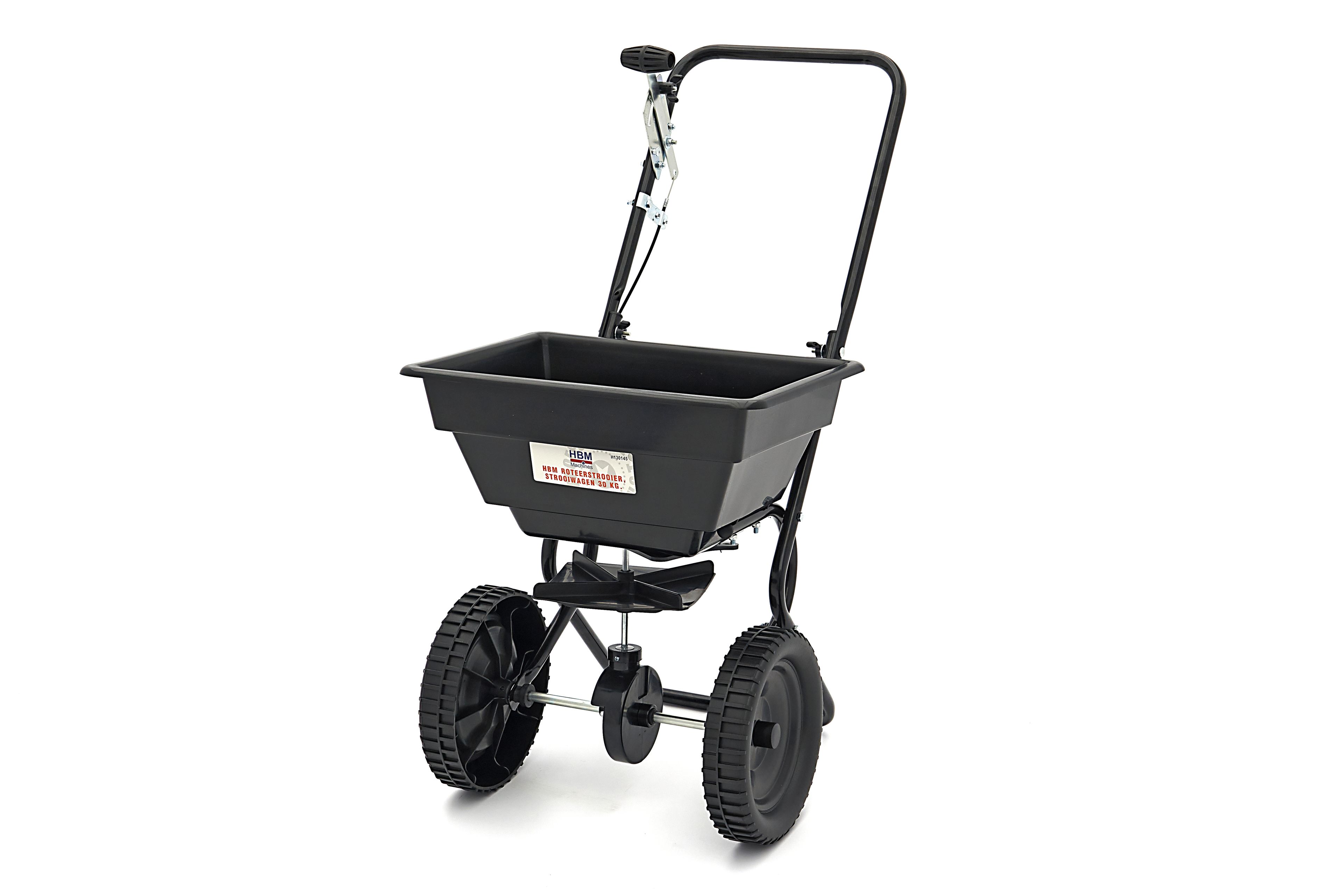 Epandeur rotatif HBM, chariot d'épandage 30 Kg. Image 2