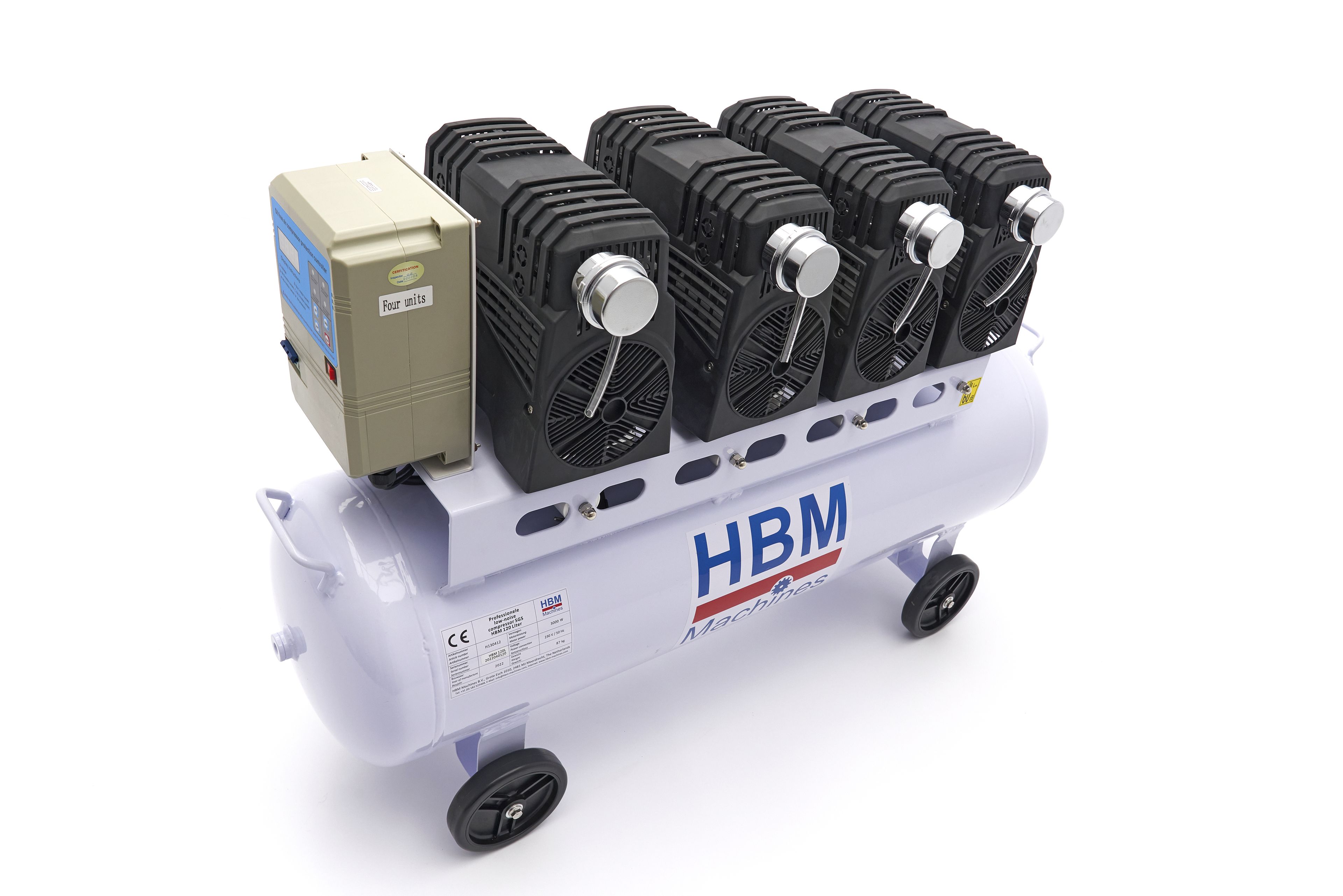 HBM 120 Liter Low Noise Compressor - Model 2 Image 4