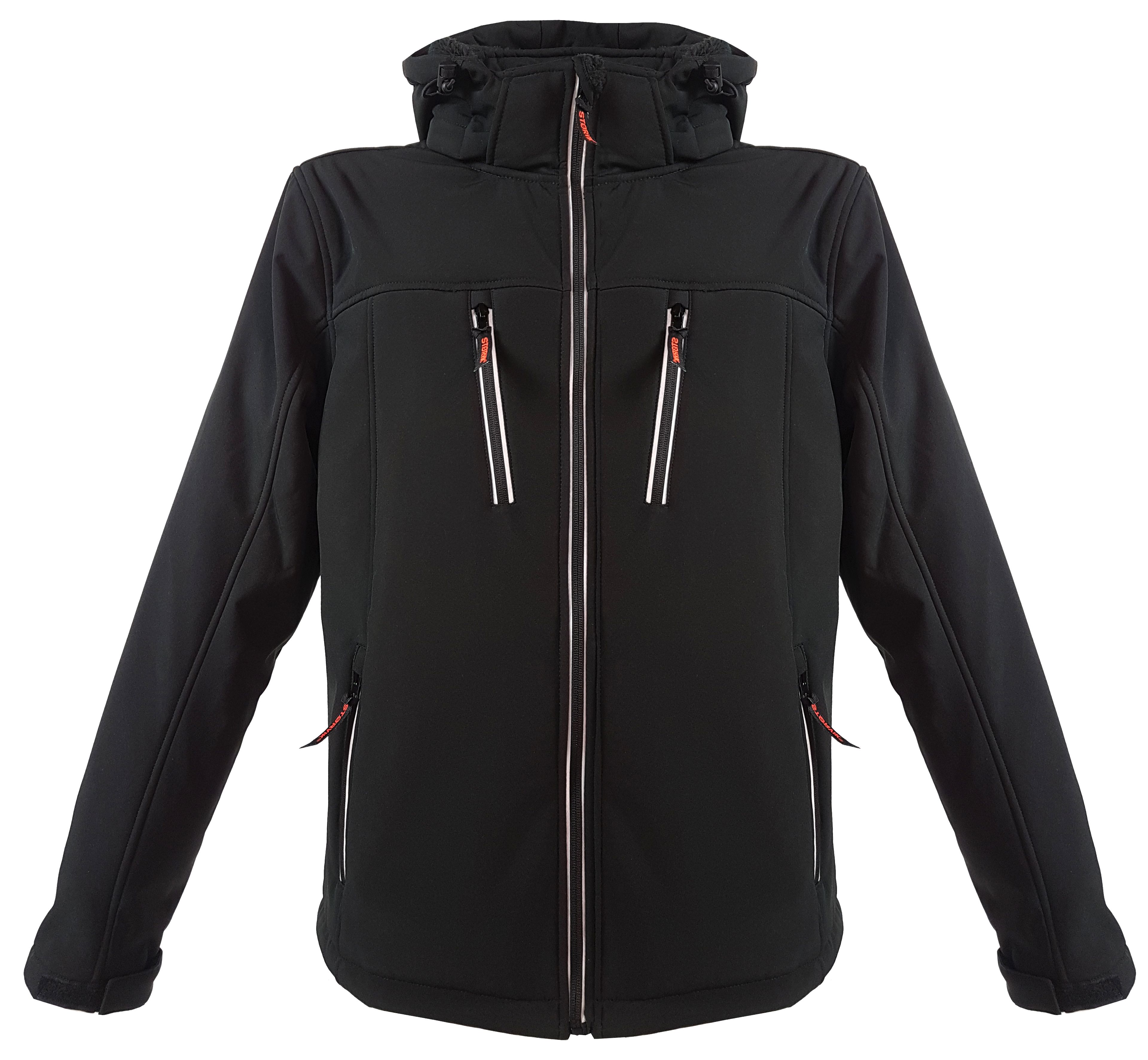 Jacket Softshell Storvik Clive Nera