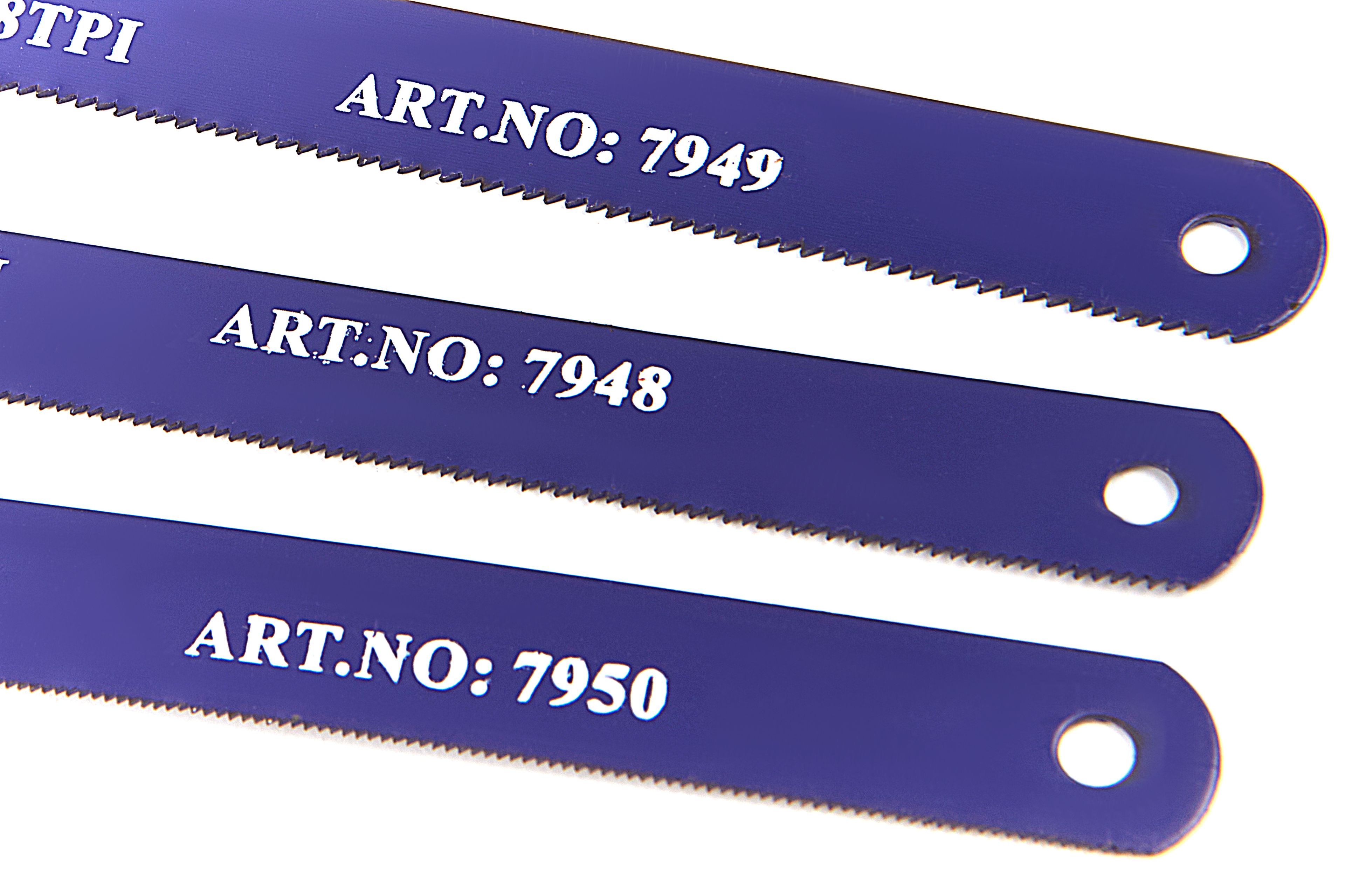 Jeu de 10 lames de scie à ruban bi-métal HBM pour scie à ruban 24TPI Image 2