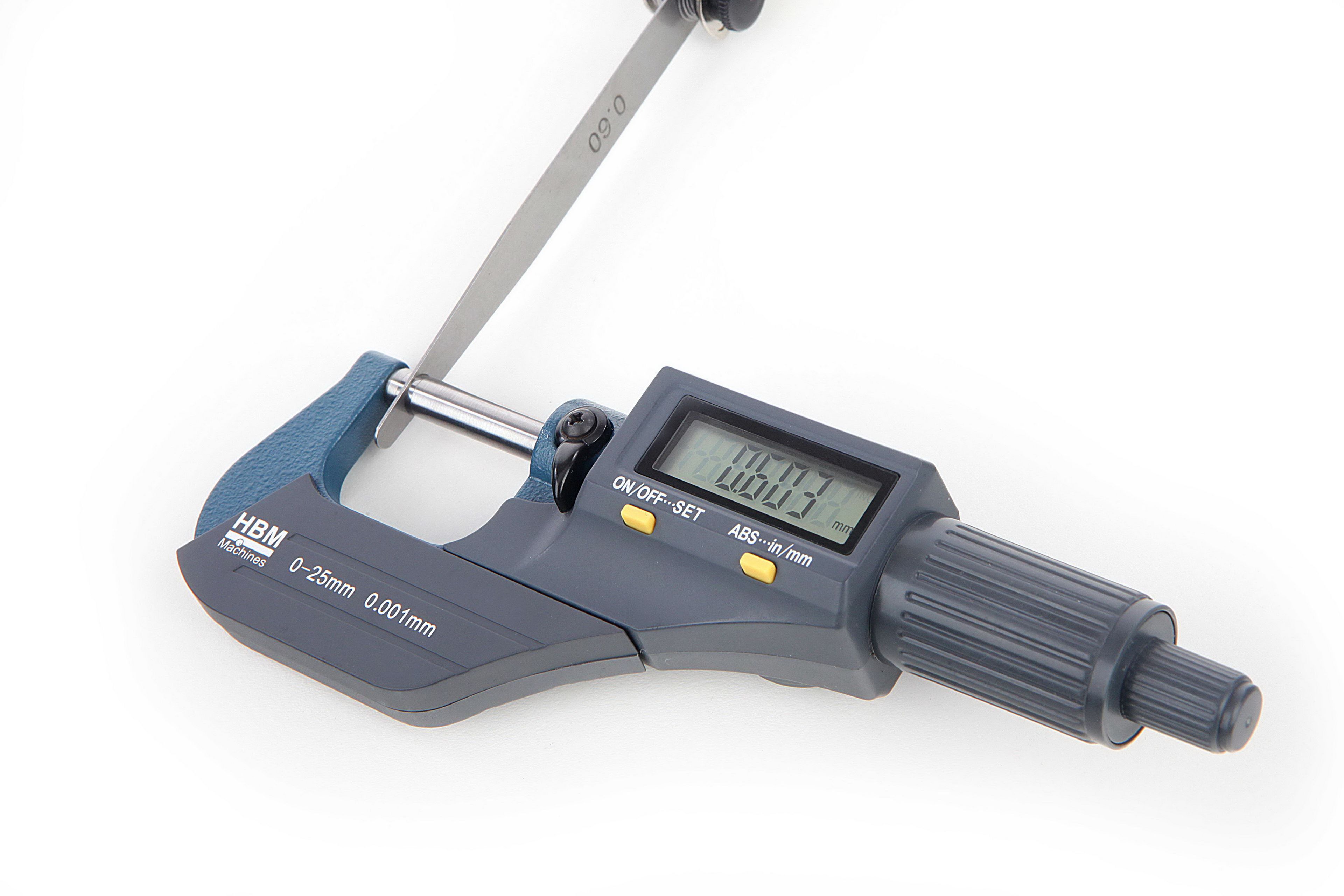 Micrómetro Digital Exterior HBM 0 - 25mm a Prueba de Salpicaduras Image 2