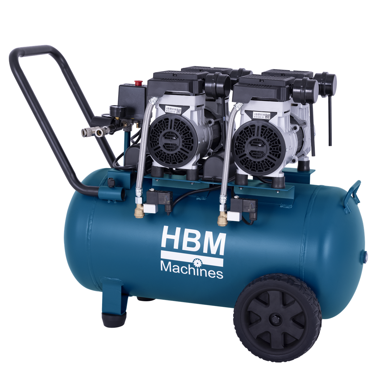 HBM Compresor de Bajo Ruido de 50 Litros