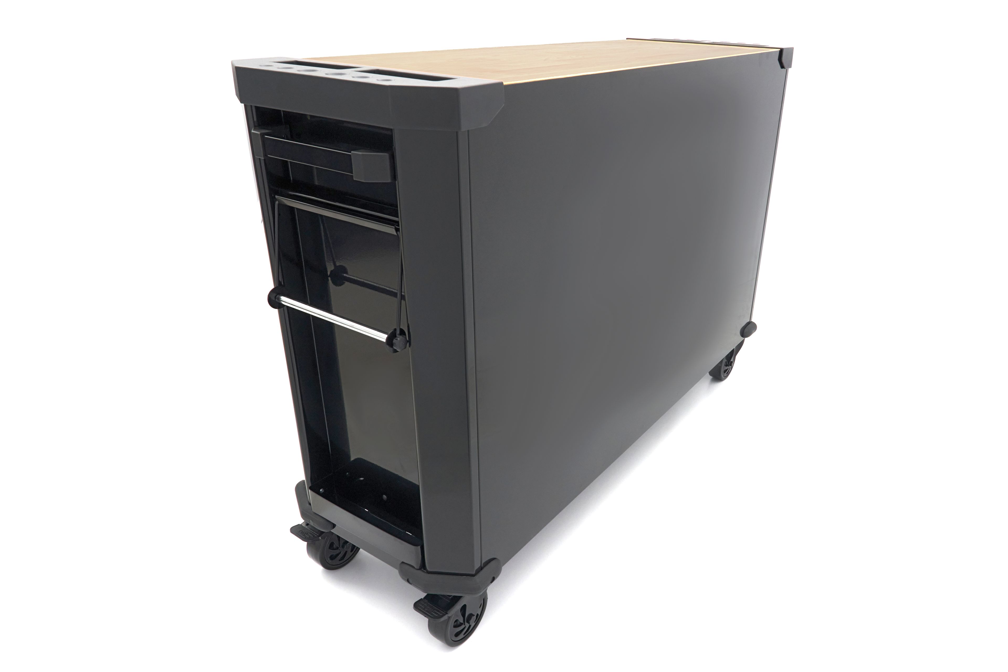 HBM Werkstattwagen 10 Schubladen 147 cm Schwarz Image 3