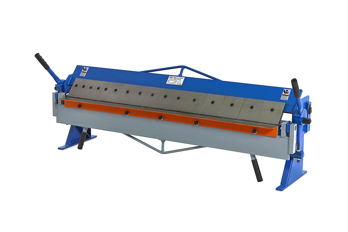 HBM 1,5 x 1220 mm Plegadora de dedo profesional
