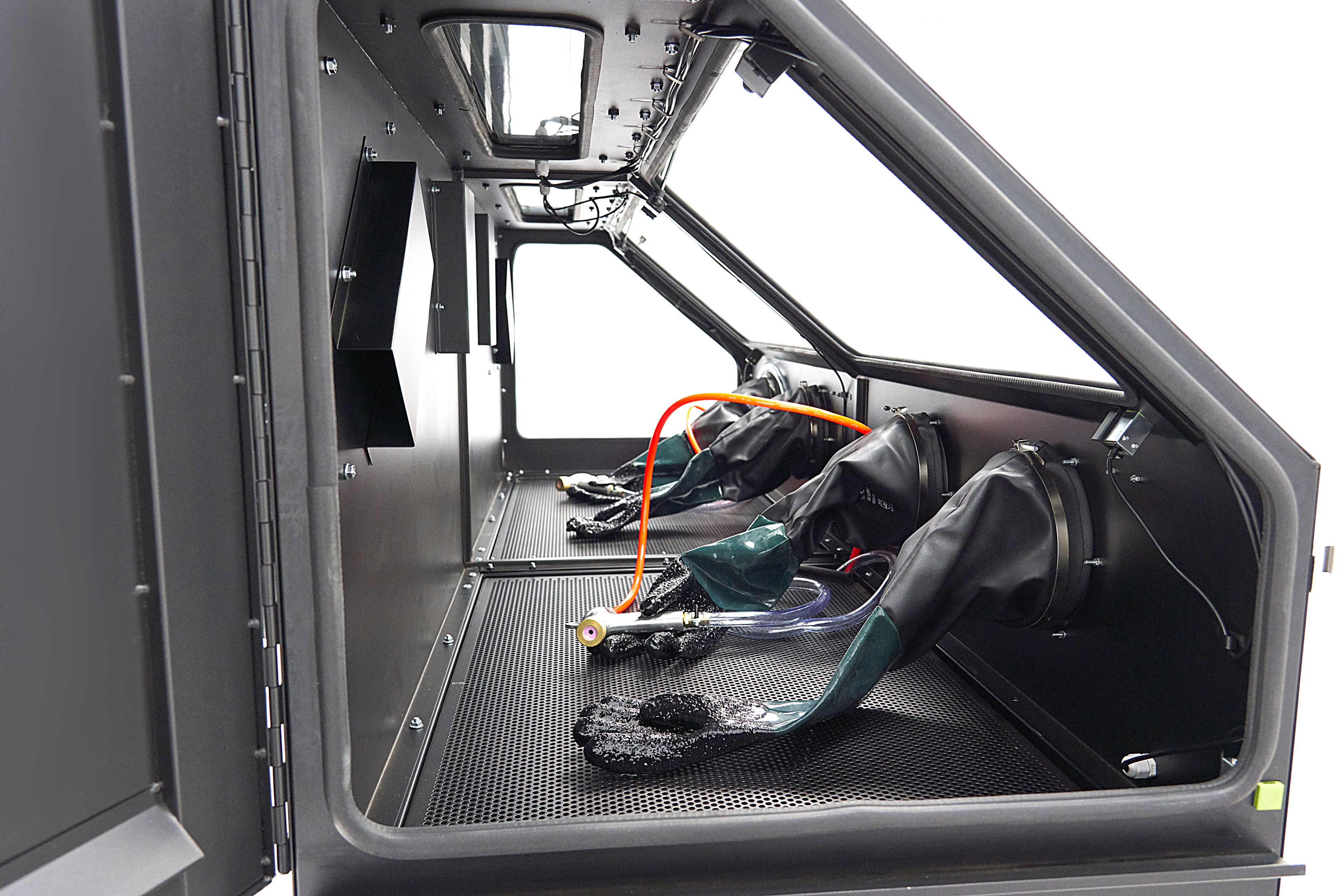 Cabine de sablage double HBM SBC 880 avec 2 ventilateurs d'extraction Image 14