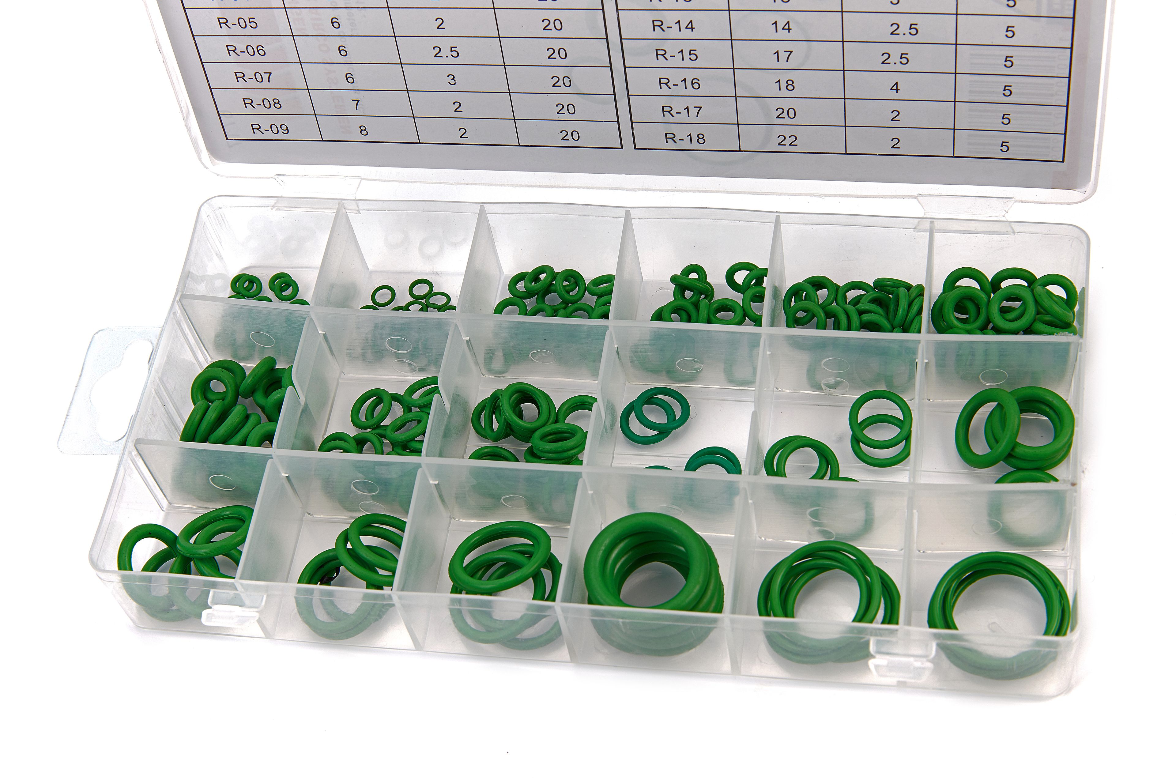 Assortiment de joints toriques HBM 225 pièces pour systèmes Airco Image 2