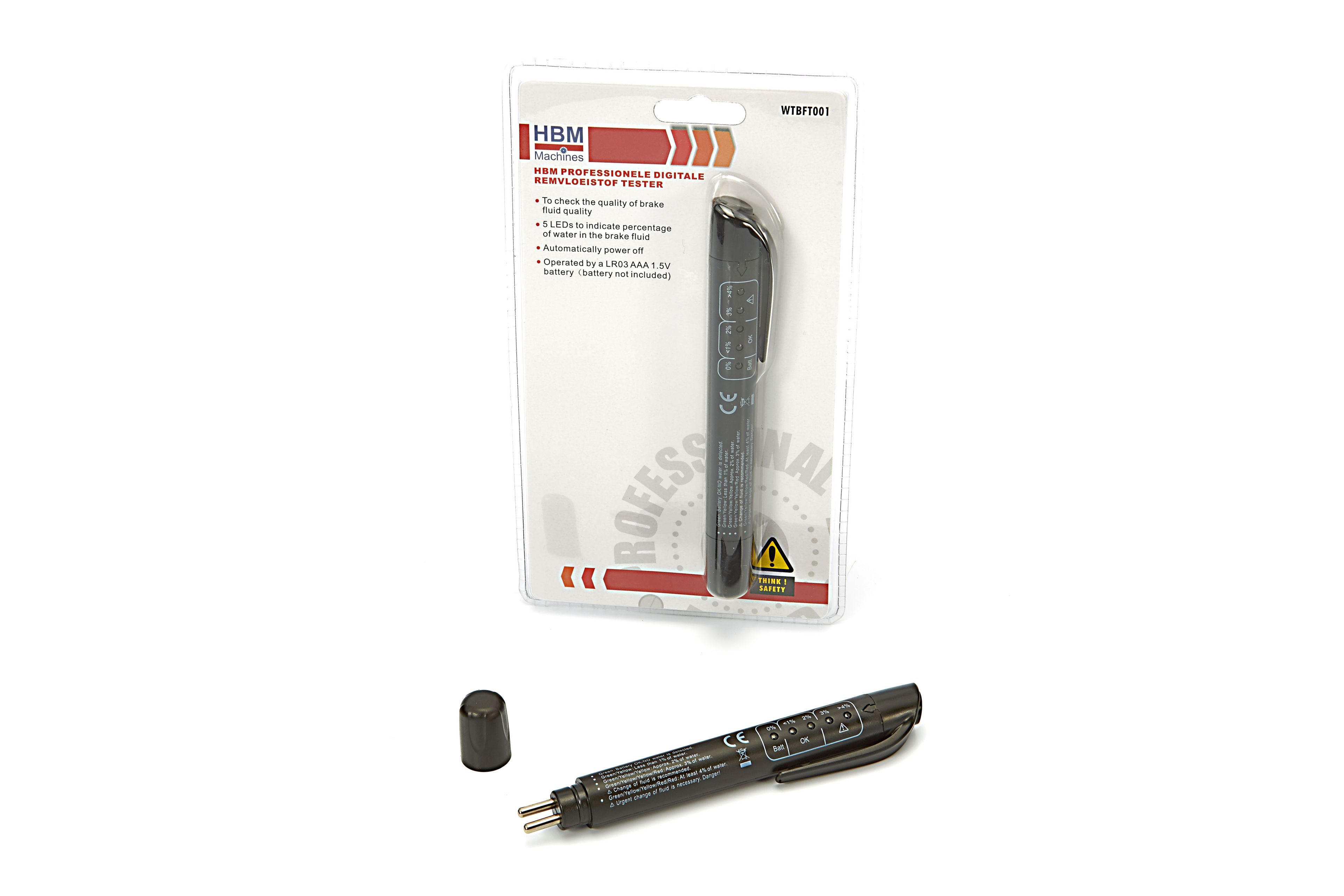 HBM Professionele Digitale Remvloeistoftester Image 2
