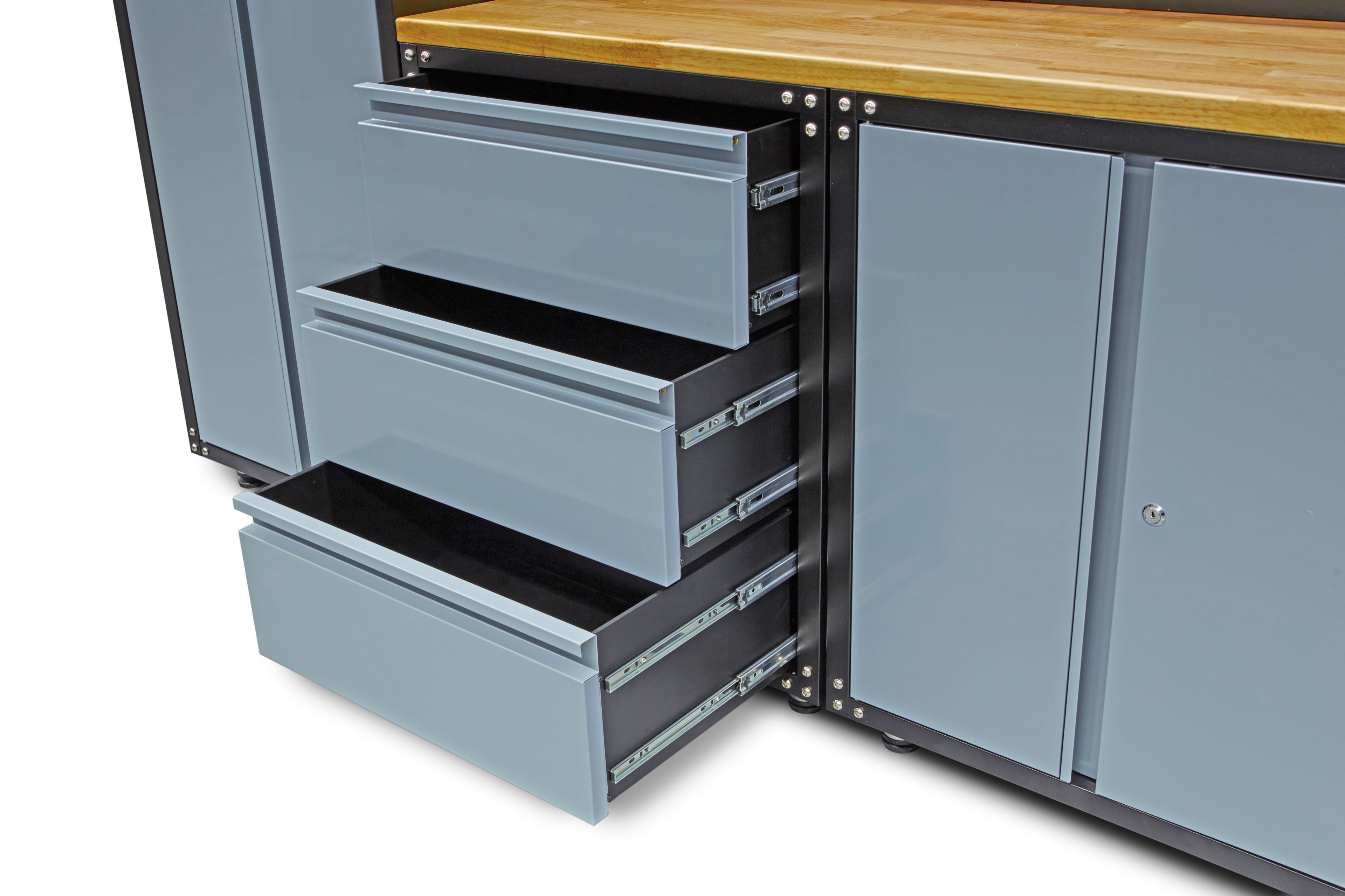 Système d'atelier premium HBM, 16 pièces, gris Image 7