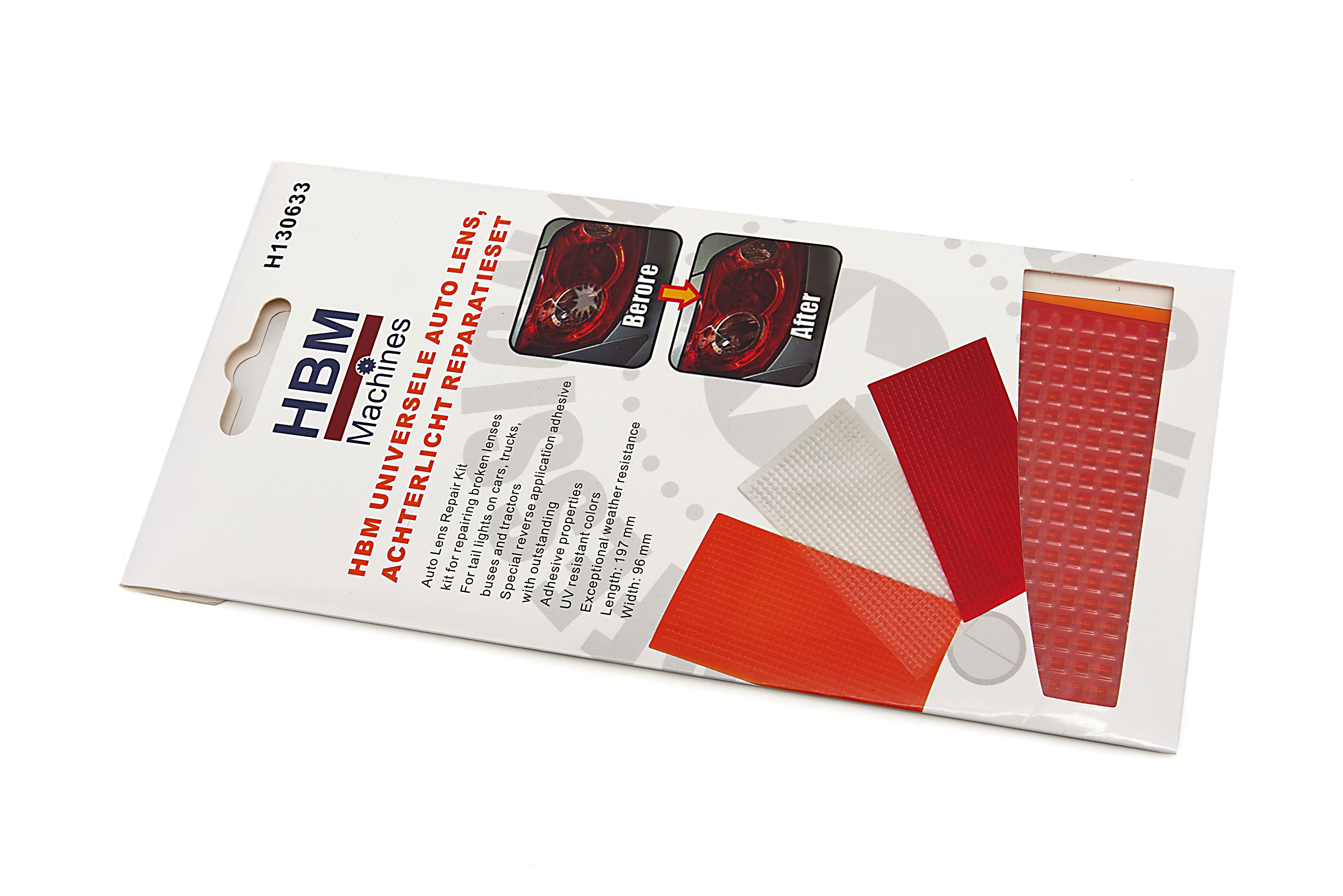 HBM Objectif universel pour voiture, kit de réparation pour feux arrière Image 3