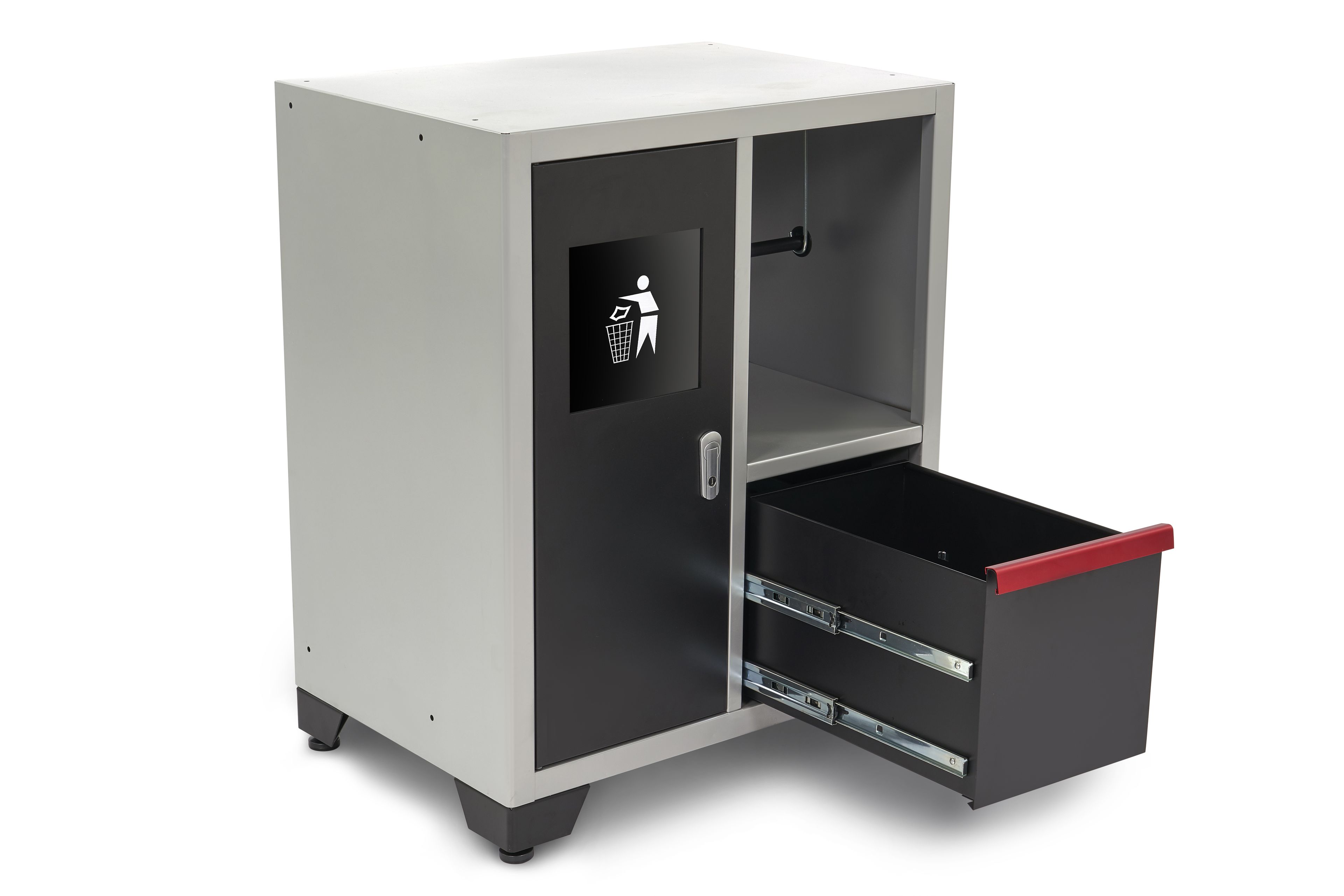 HBM Deluxe Afvalbak en Papierhouder Voor Werkplaatsinrichting Image 8