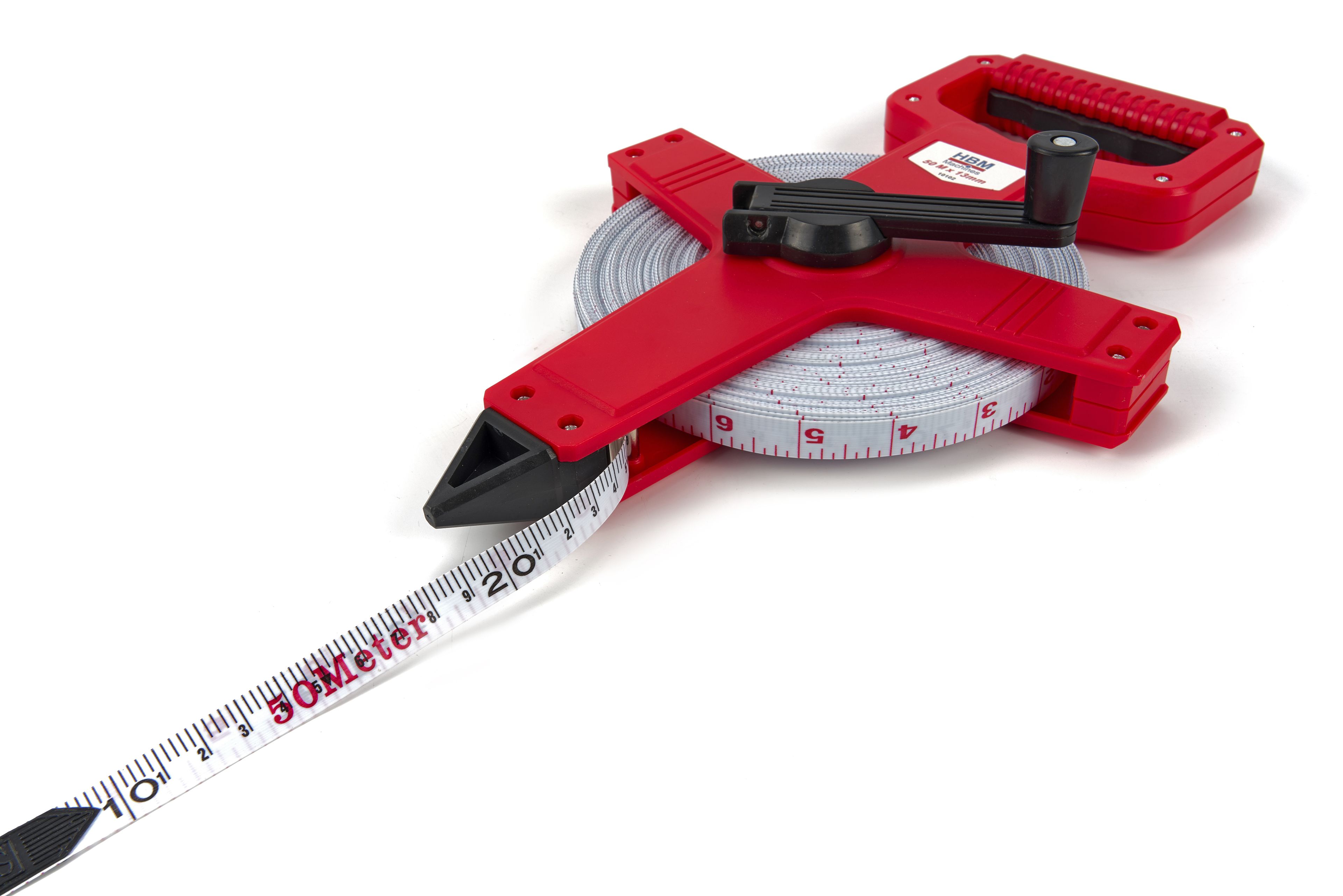 HBM 50 m x 13 mm ruban à mesurer en fibre de verre, ruban à mesurer, arpenteur Image 3