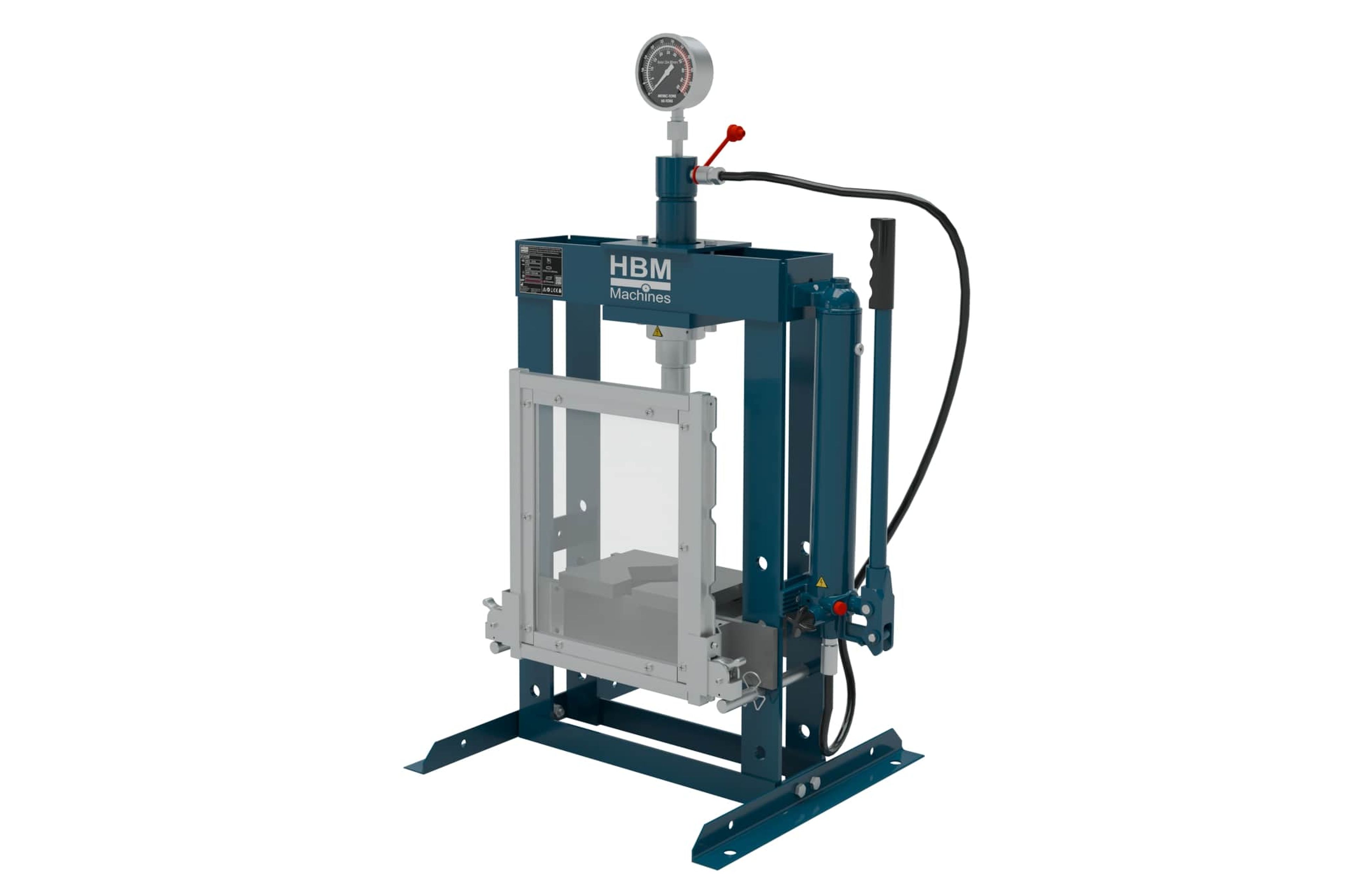 HBM 10 Tonnes Presse hydraulique d'atelier, presse à cadre