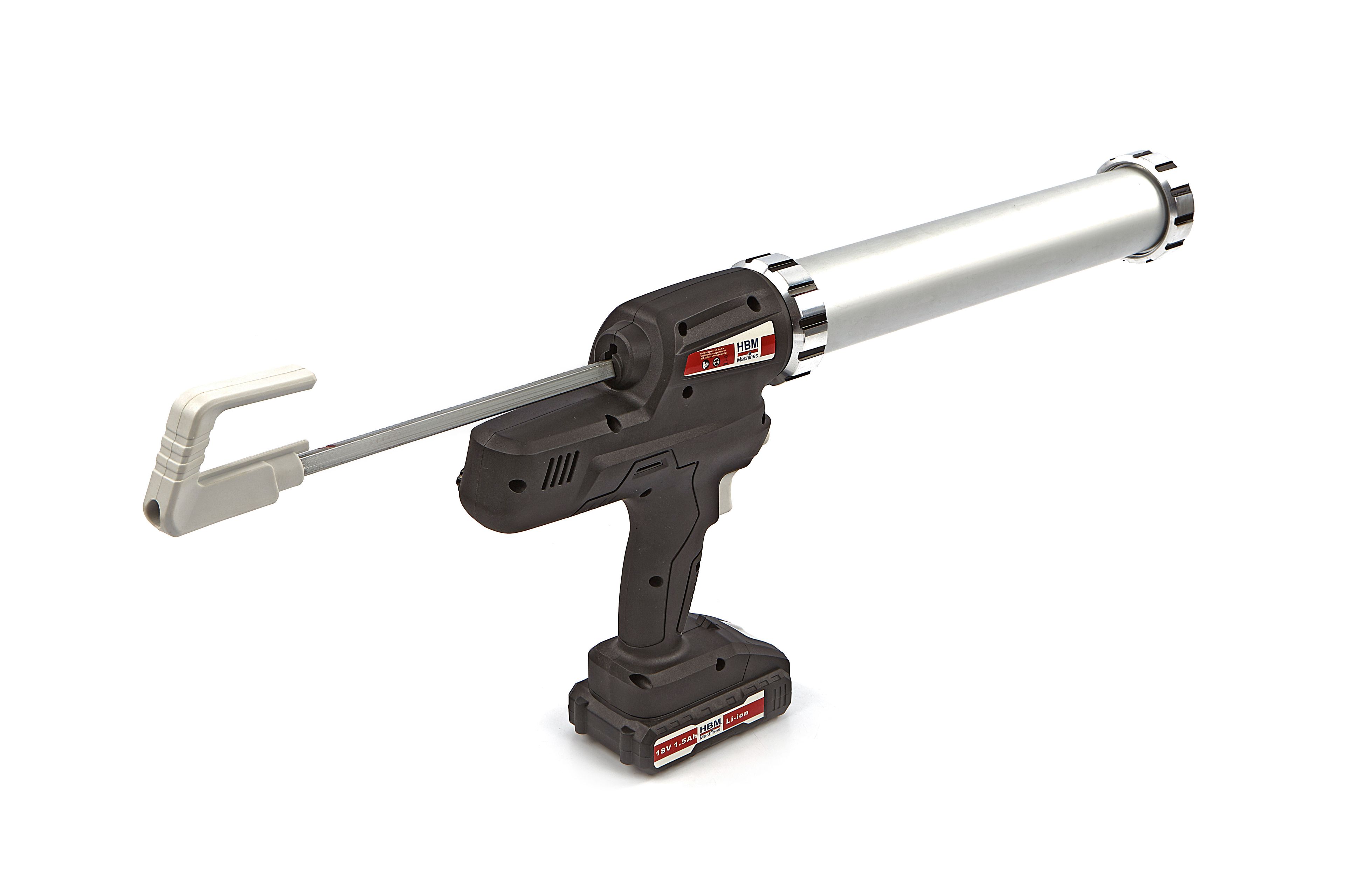 HBM Pistola elettrica per calafataggio completa 18 Volt Image 3