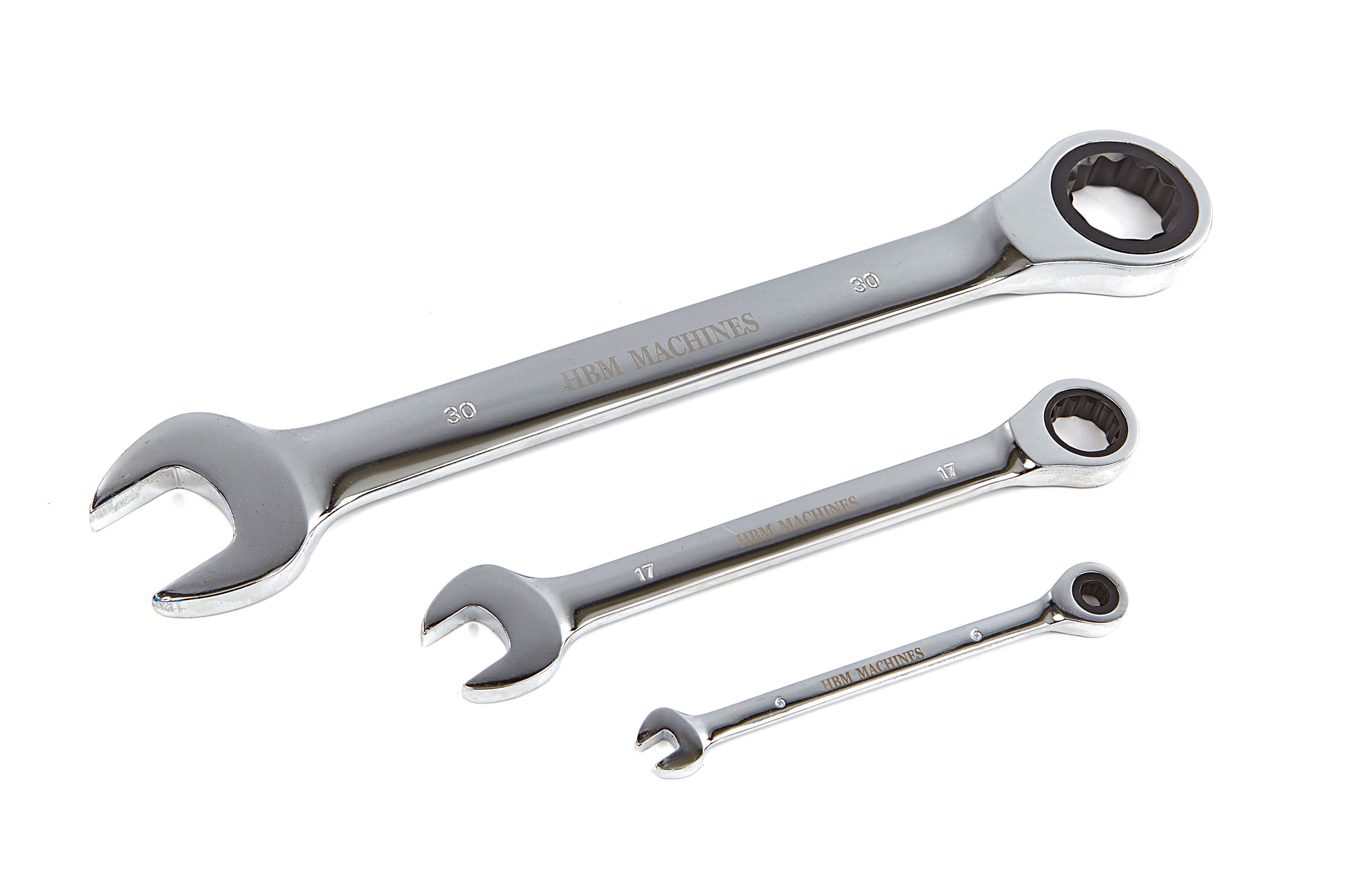 HBM Set di chiavi a cricchetto, 22 pezzi, professionale Image 5