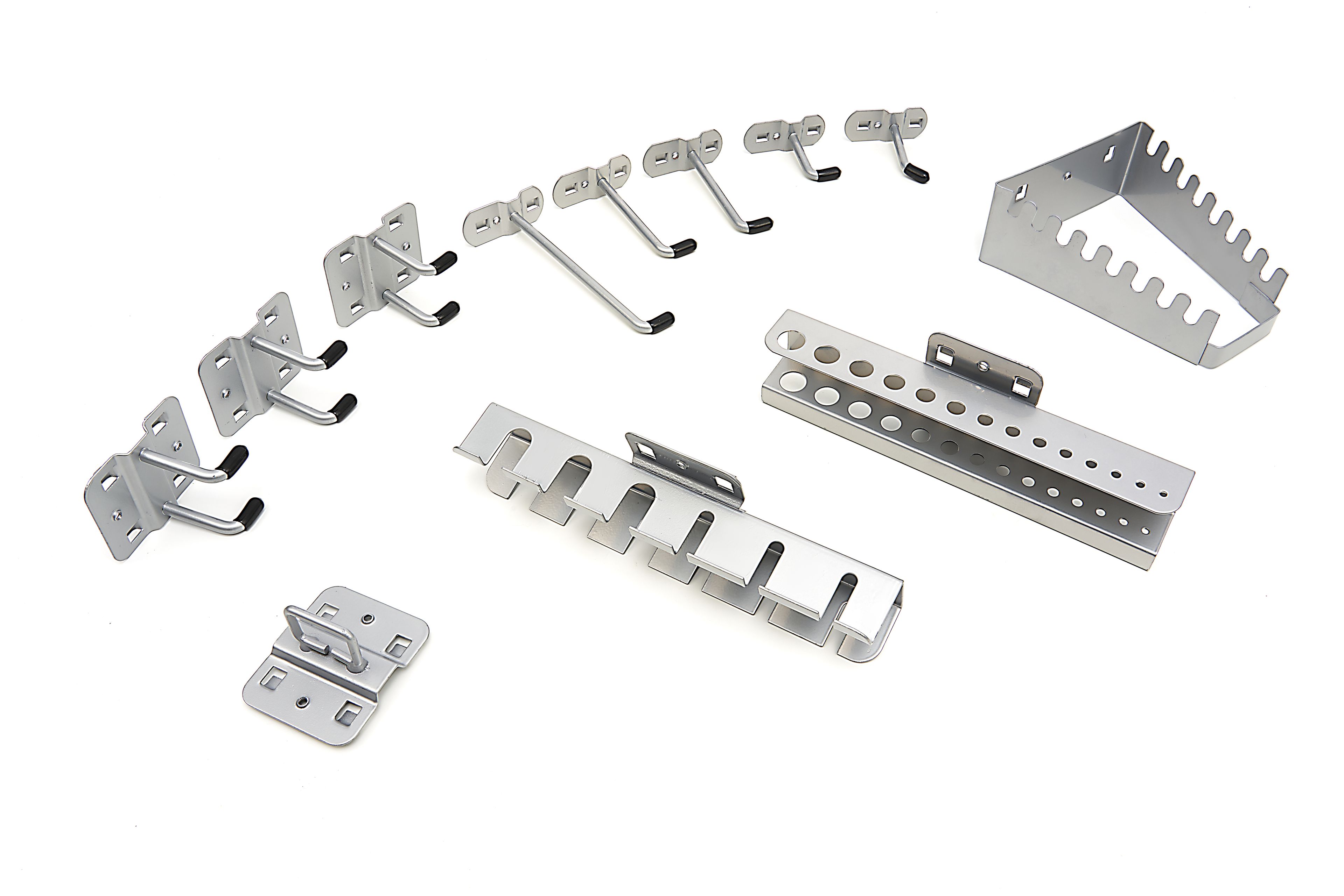 HBM 12 Delige Ophanghaken en Opbergrekken HBM Gereedschapswanden en Modulaire Werkplaats Systemen Image 2