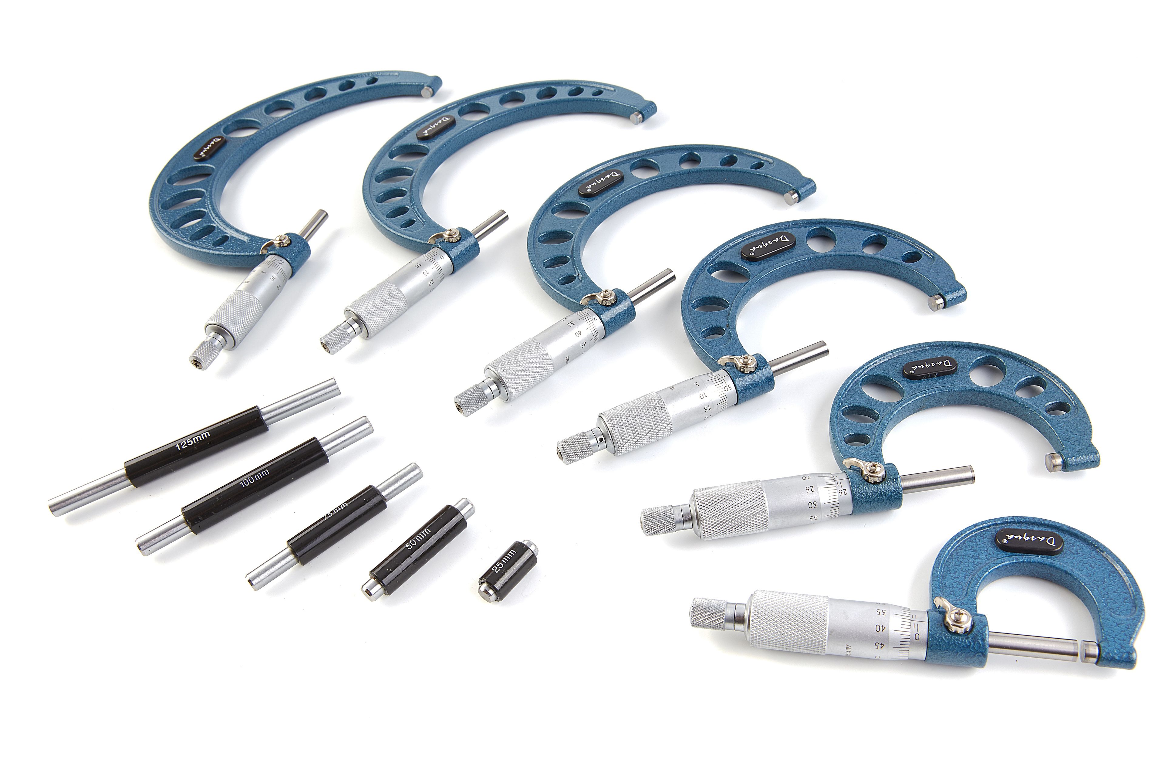 Dasqua Professional 6-teiliges Bügelmessschrauben-Set 0 - 150 mm Image 3