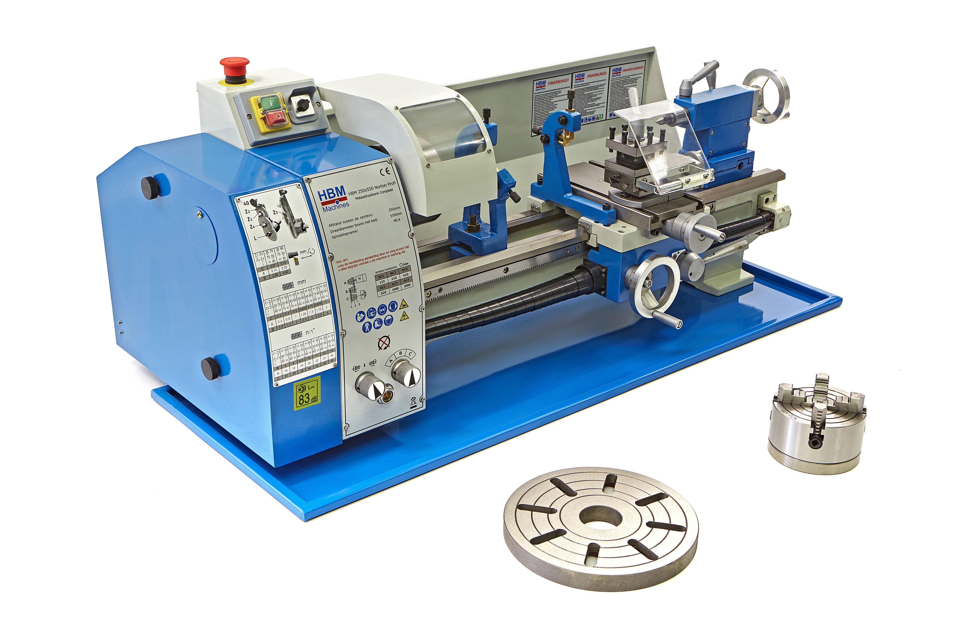 HBM metaaldraaibank 250 x 550 norton Image 3