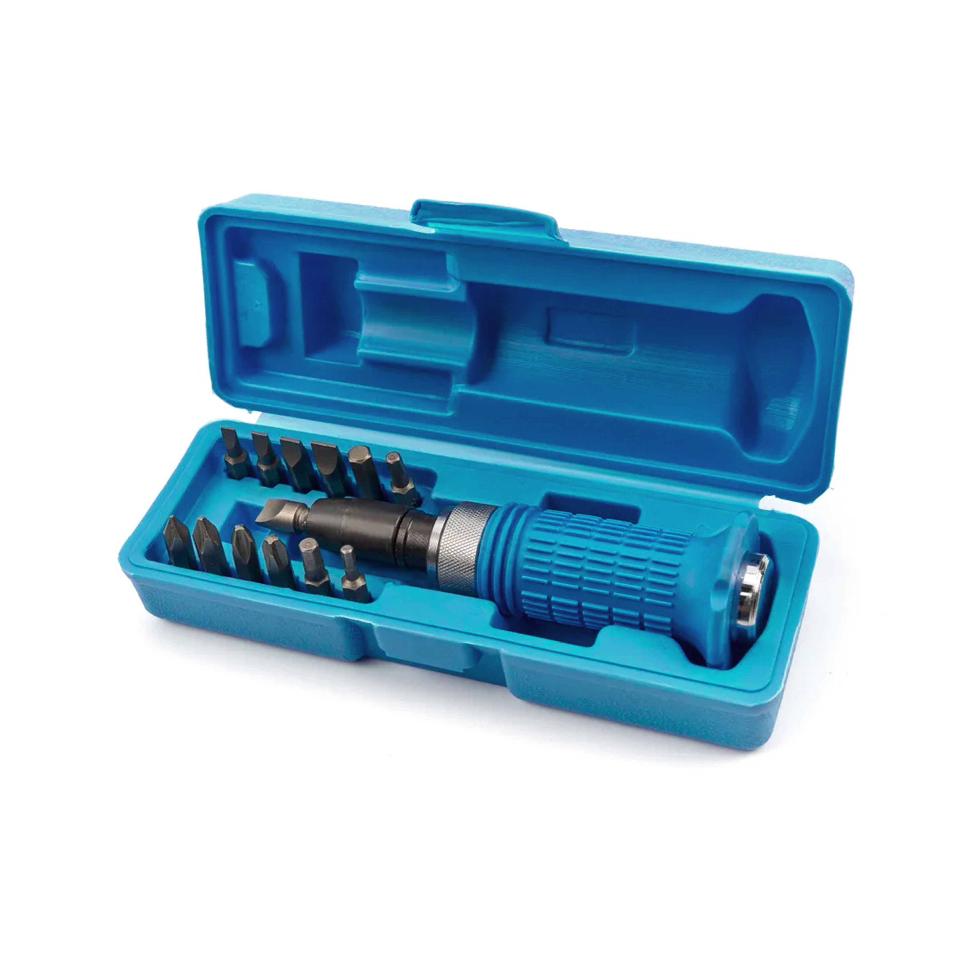 HBM 14 Delige Slagschroevendraaier Set met Soft Grip Anti Slip Handvat