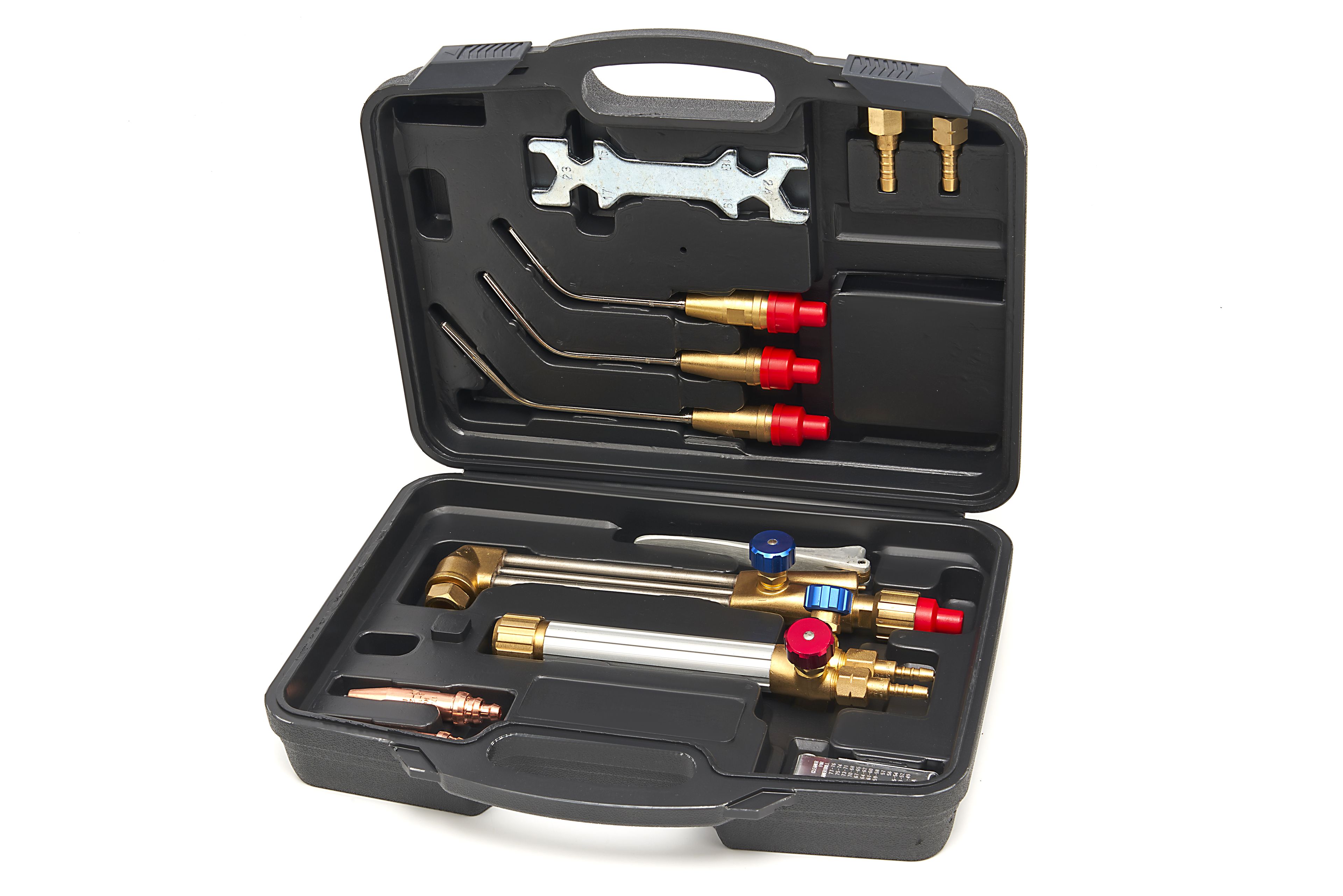 Set de soplete de soldadura y corte combinado HBM de 11 piezas
