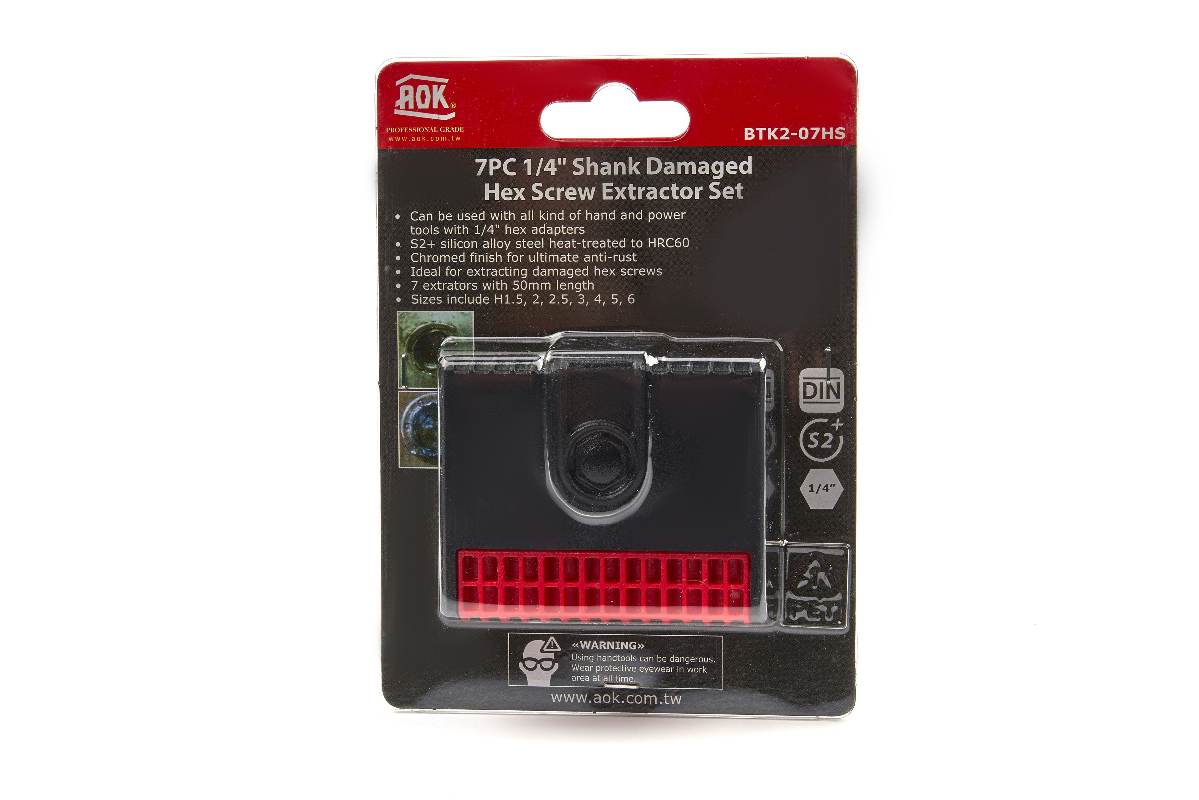 AOK 7 Delige Professionle Dolle INBUS removerset Image 3