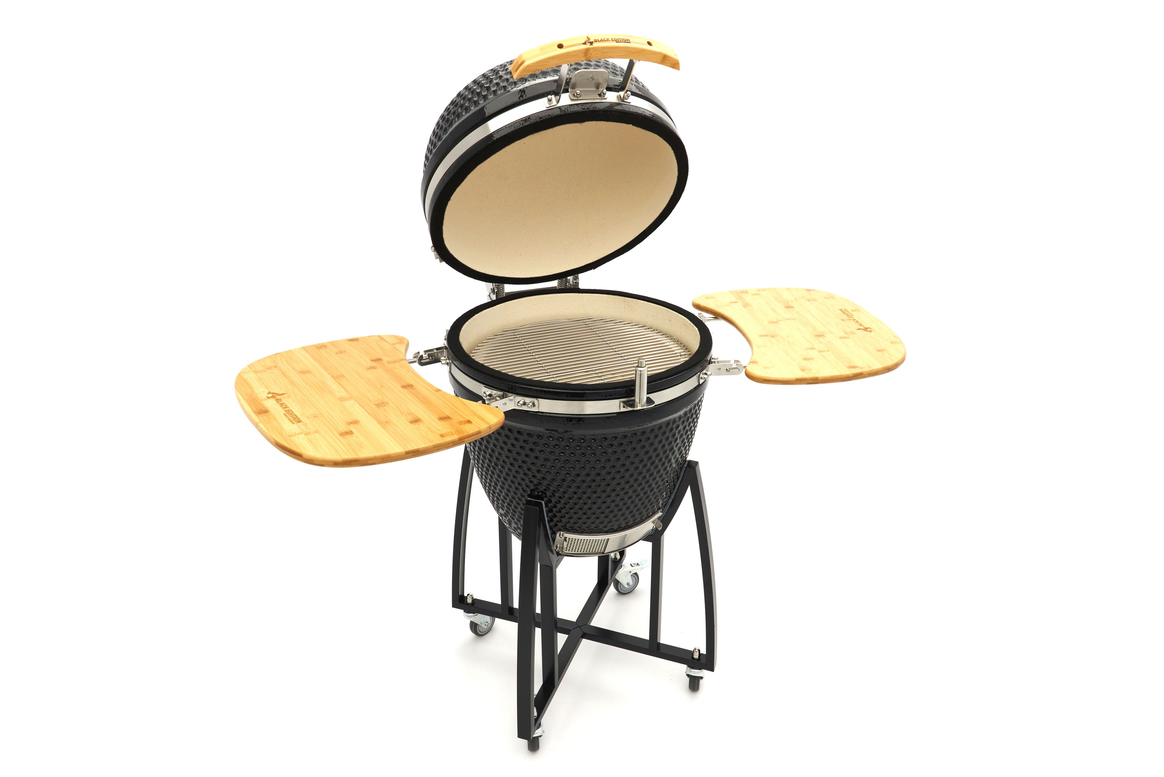 Barbecue en céramique de 60 cm sur roulettes Black Edition Image 4