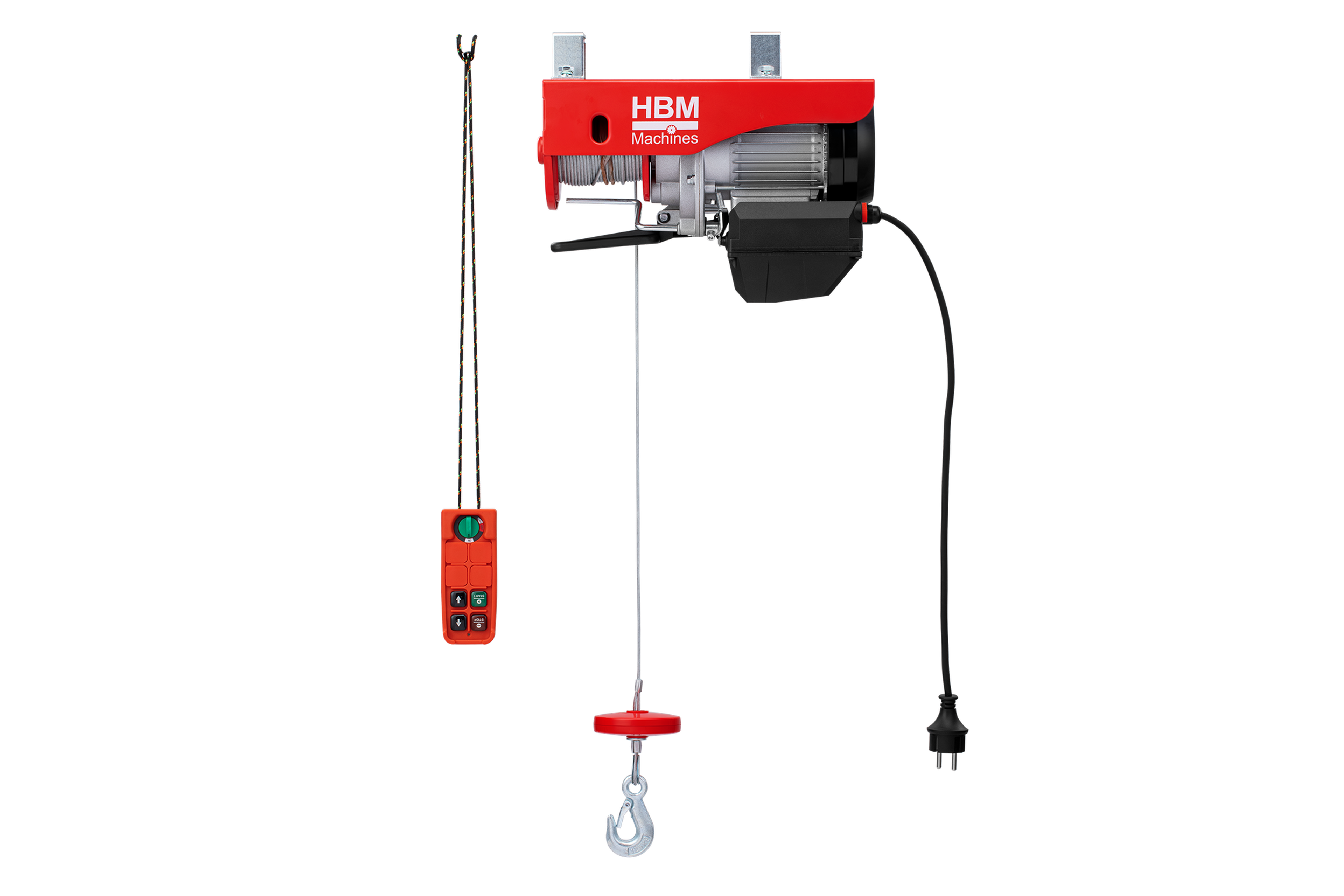 HBM elektrische takel met draadloze afstandsbediening 250 kg, 18 meter Image 5