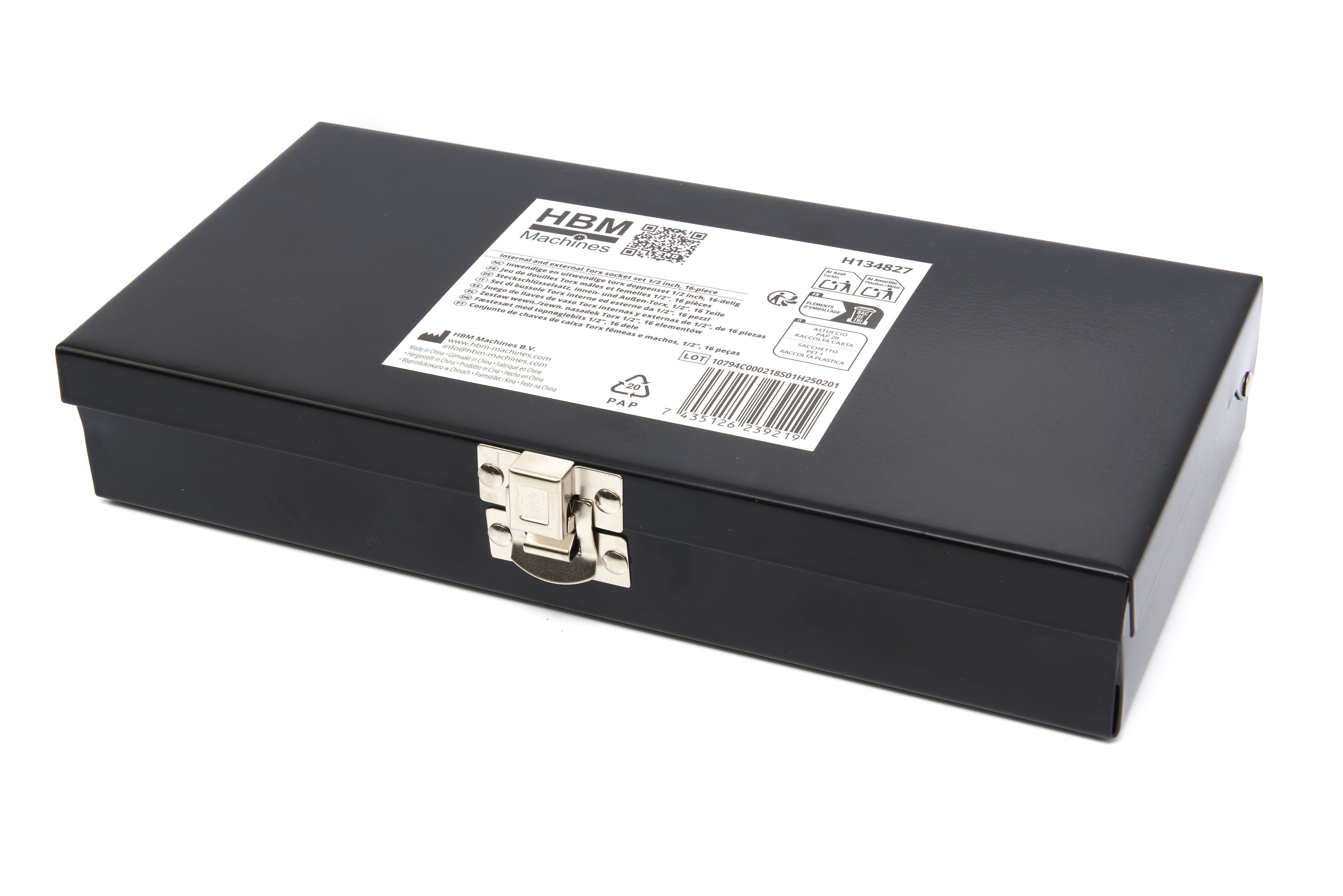 HBM Set di bussole Torx interne ed esterne 16 pezzi 1/2" Image 5