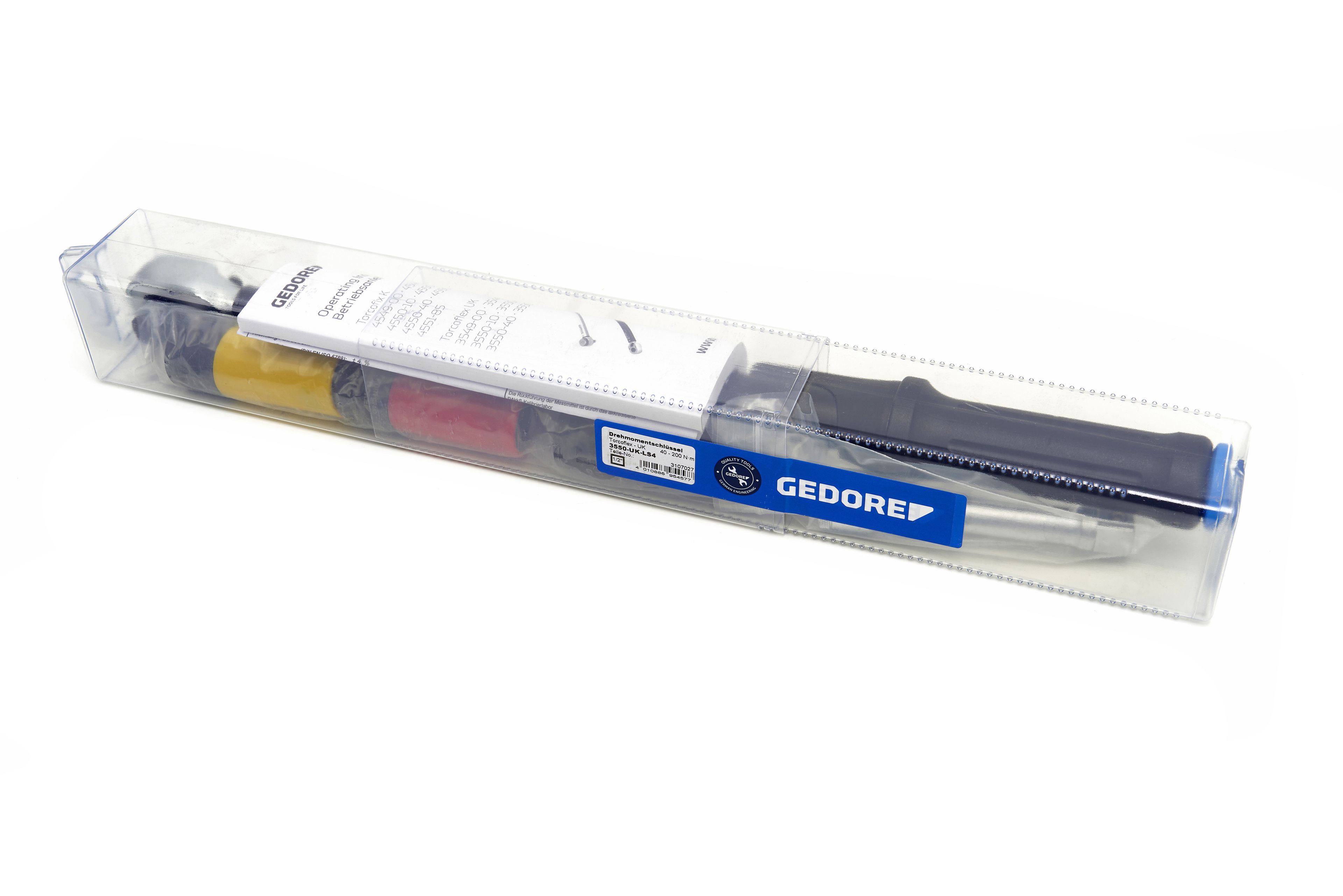 Gedore 3550 UK LS4 5 Delige Omschakelbare Momentsleutelset - 1/2 inch Opname, 40 - 220 Nm Image 8