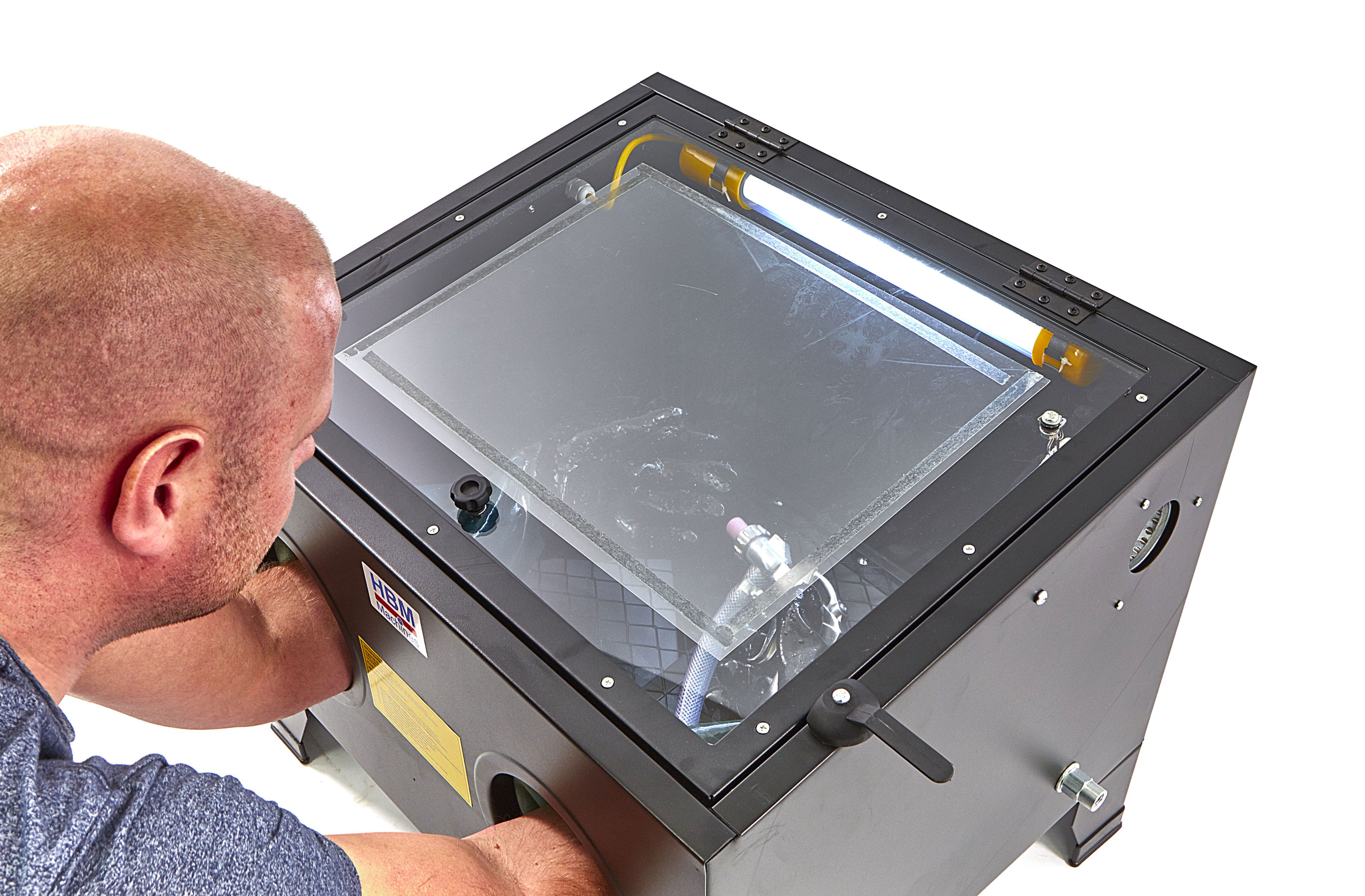 HBM Cabine de sablage SBC 90 - Noir Image 8