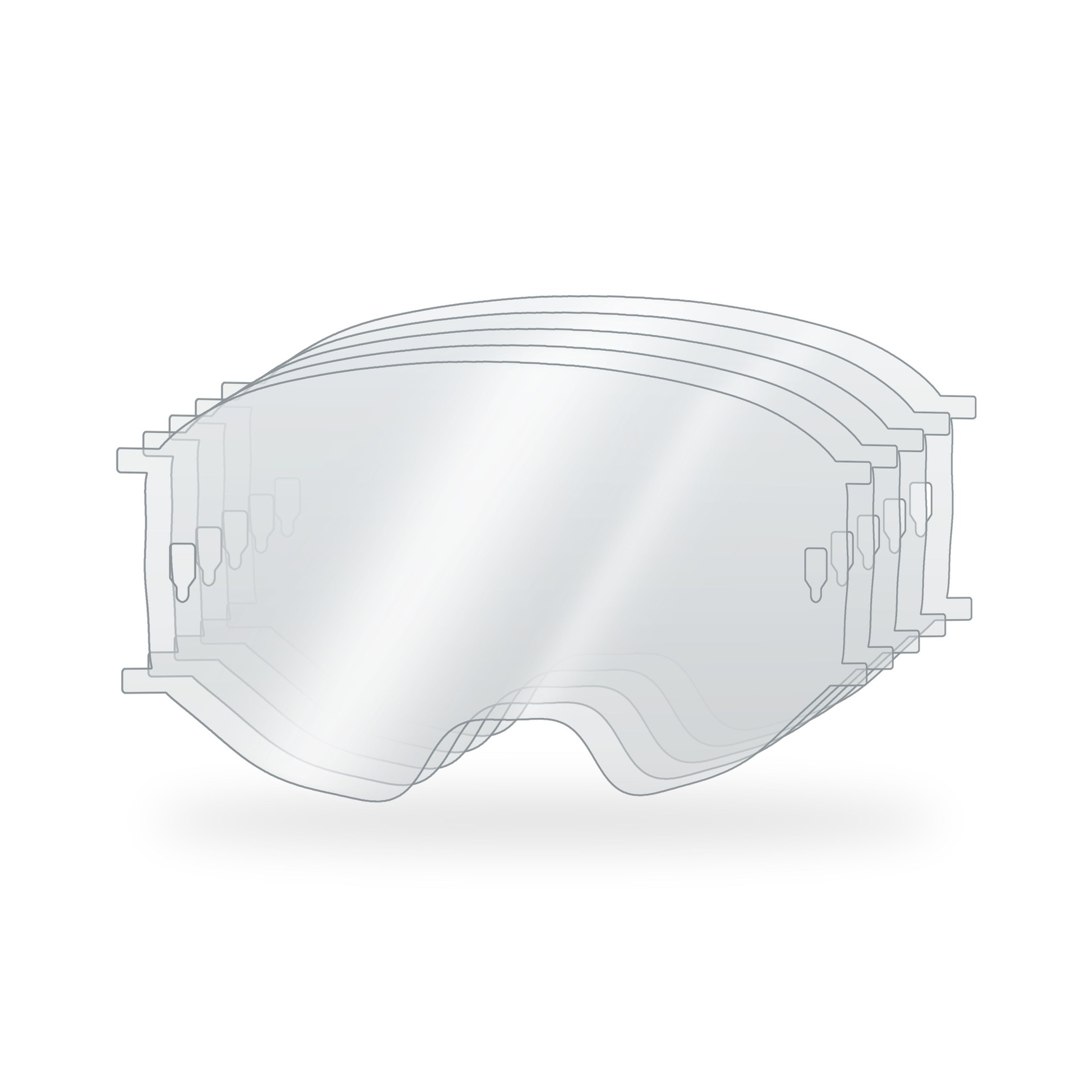 HBM Schleifvisiere für Schweißhelm Elite, 5 Stück Image 2
