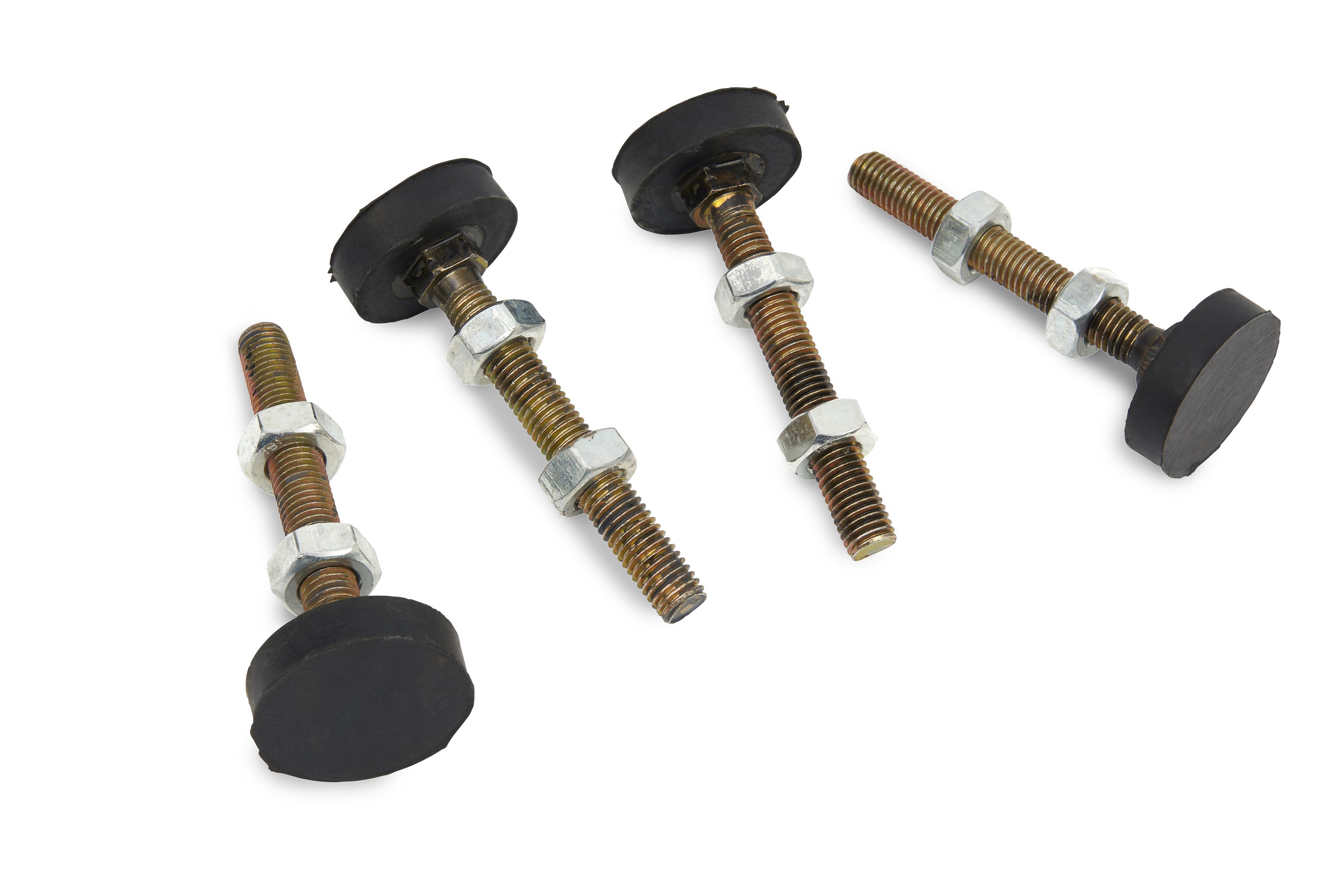 HBM 4 Stück Satz verstellbare Füße, Schwingungsdämpfer M10 Gewinde - 100 Kg. Pro Stück Image 2