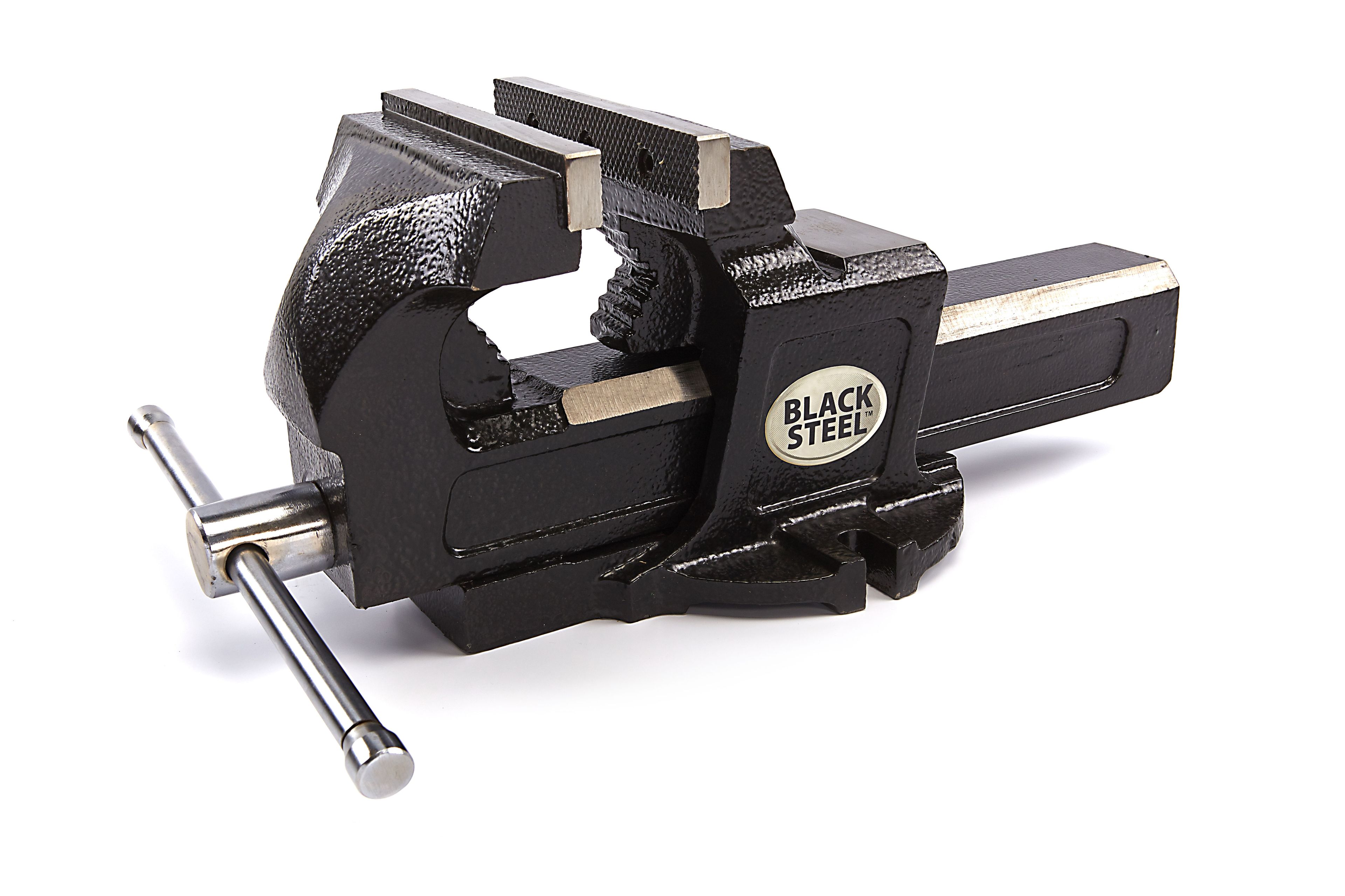 Étaux en acier professionnels en acier noir avec collier de serrage 200 mm Image 2