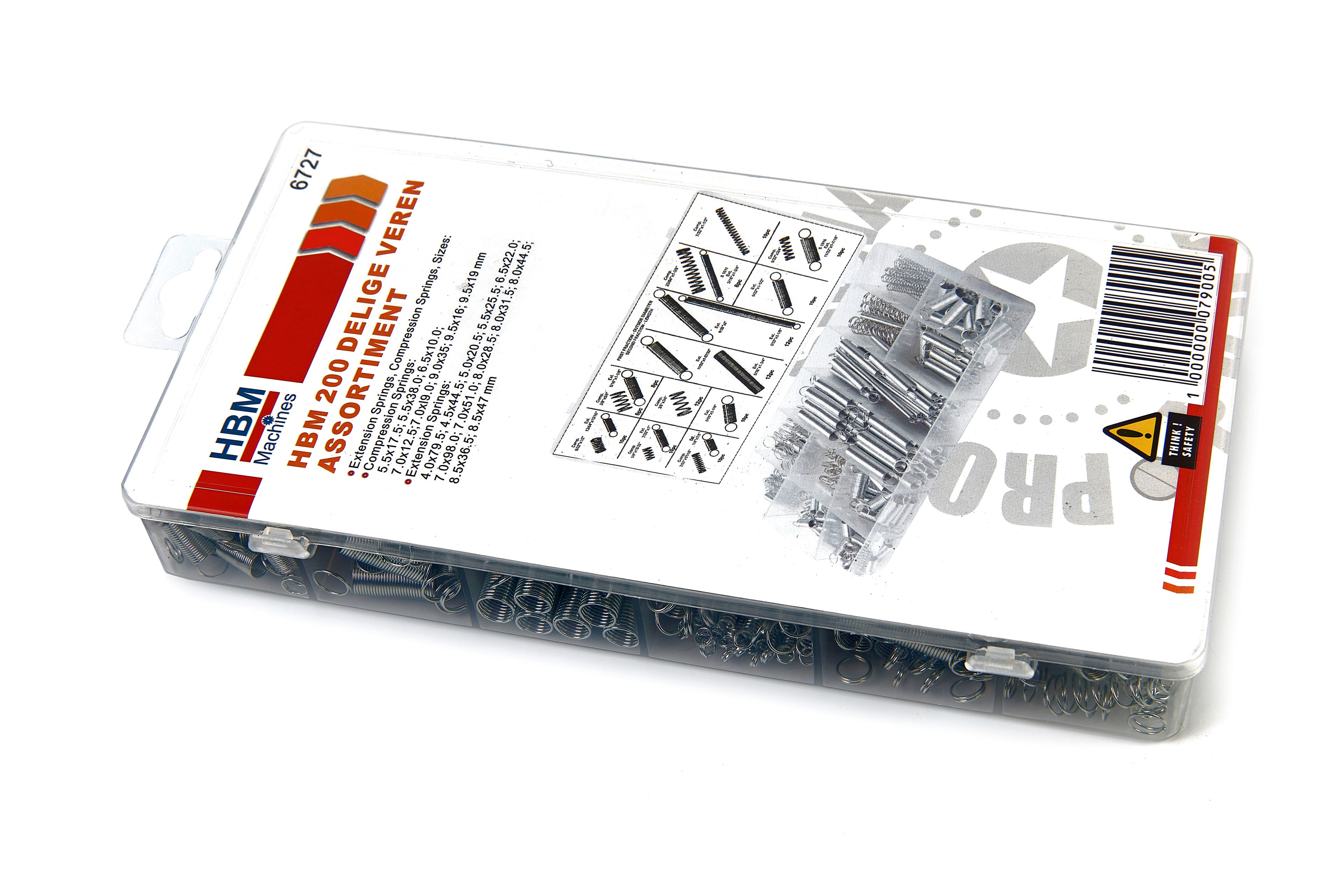Assortiment de 200 ressorts HBM Image 3