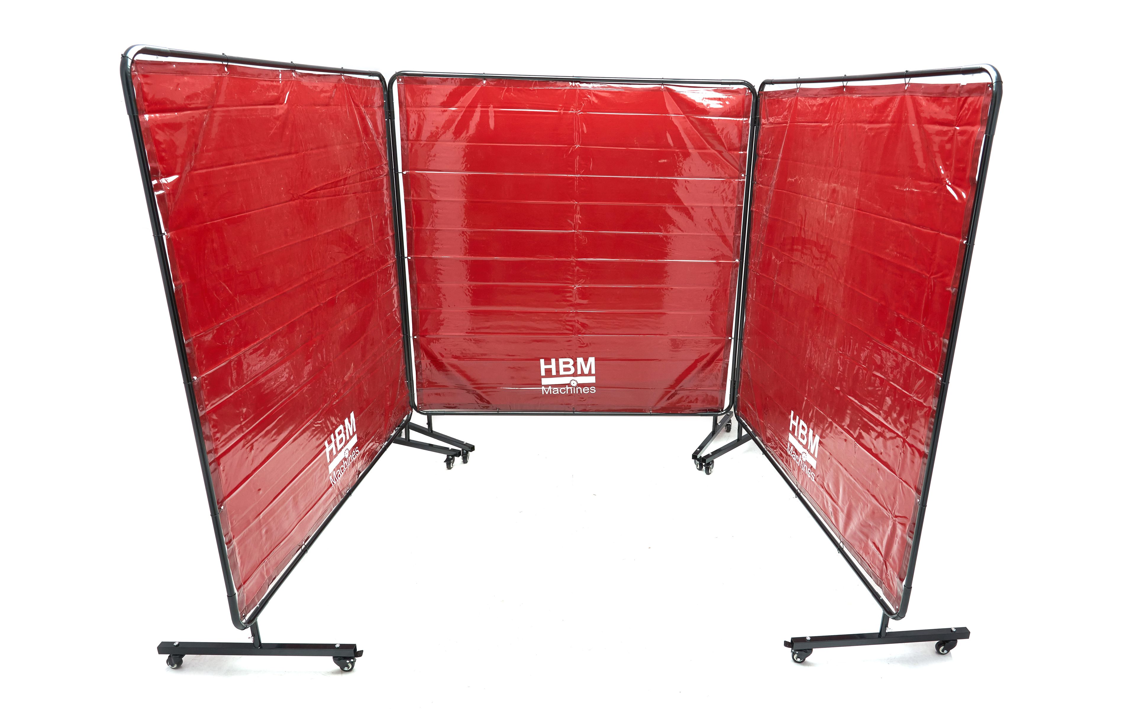 Écran de soudage mobile HBM 174 x 522 cm Image 2