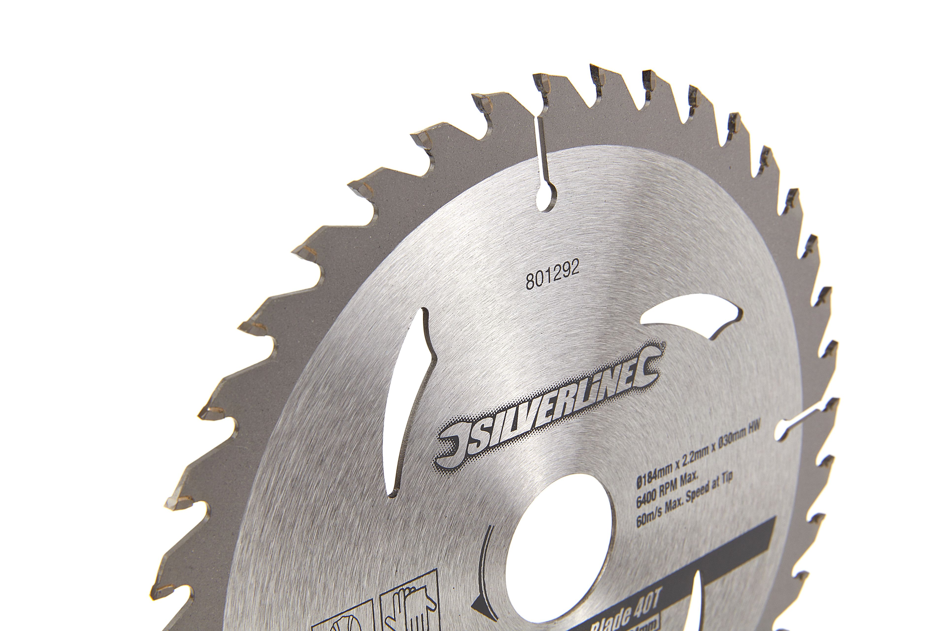 Set di lame Silverline da 184 mm in 3 pezzi Image 2