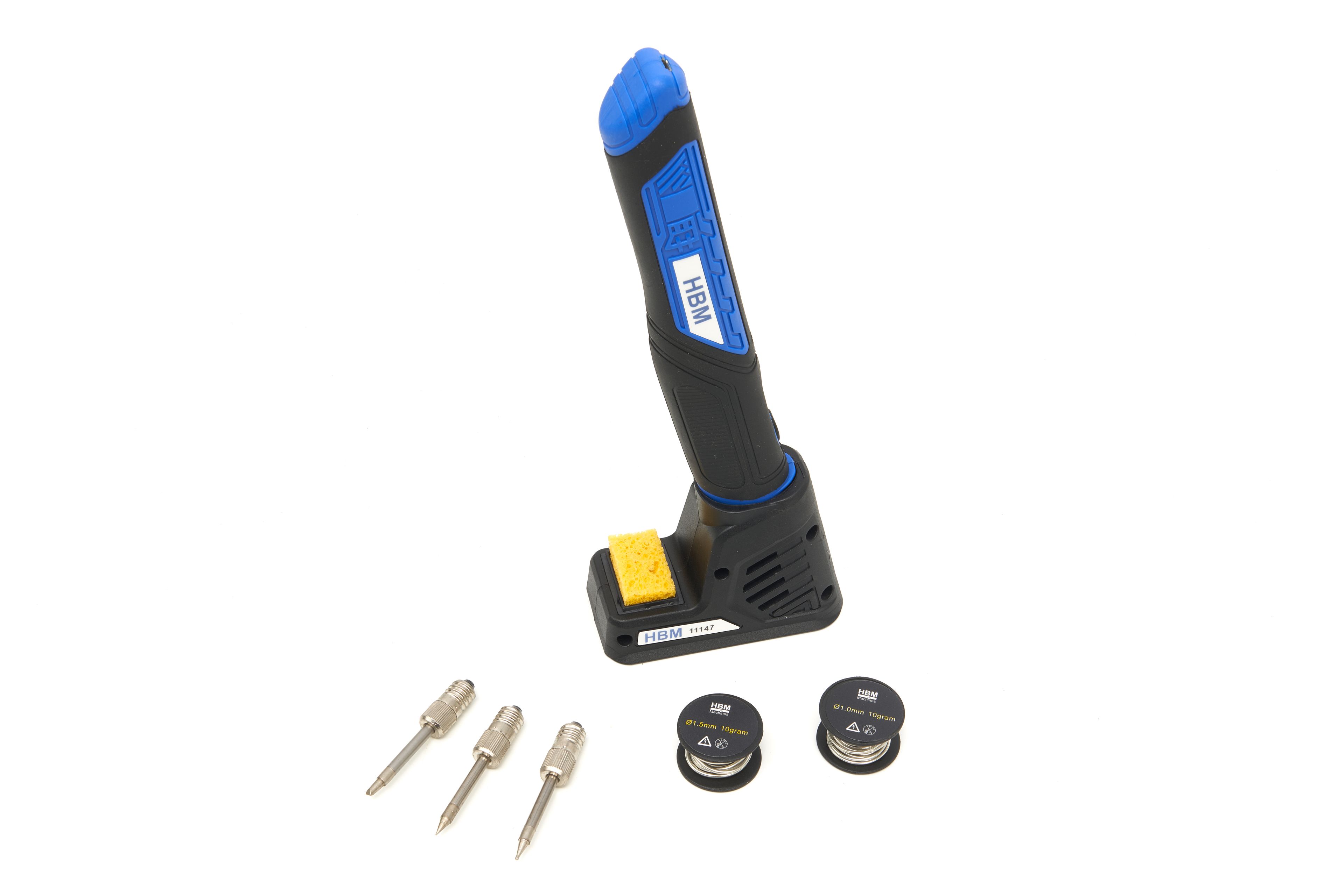 Fer à souder professionnel HBM 3,6 Volt 8 Watt sur batterie avec 3 pointes de soudure Image 2