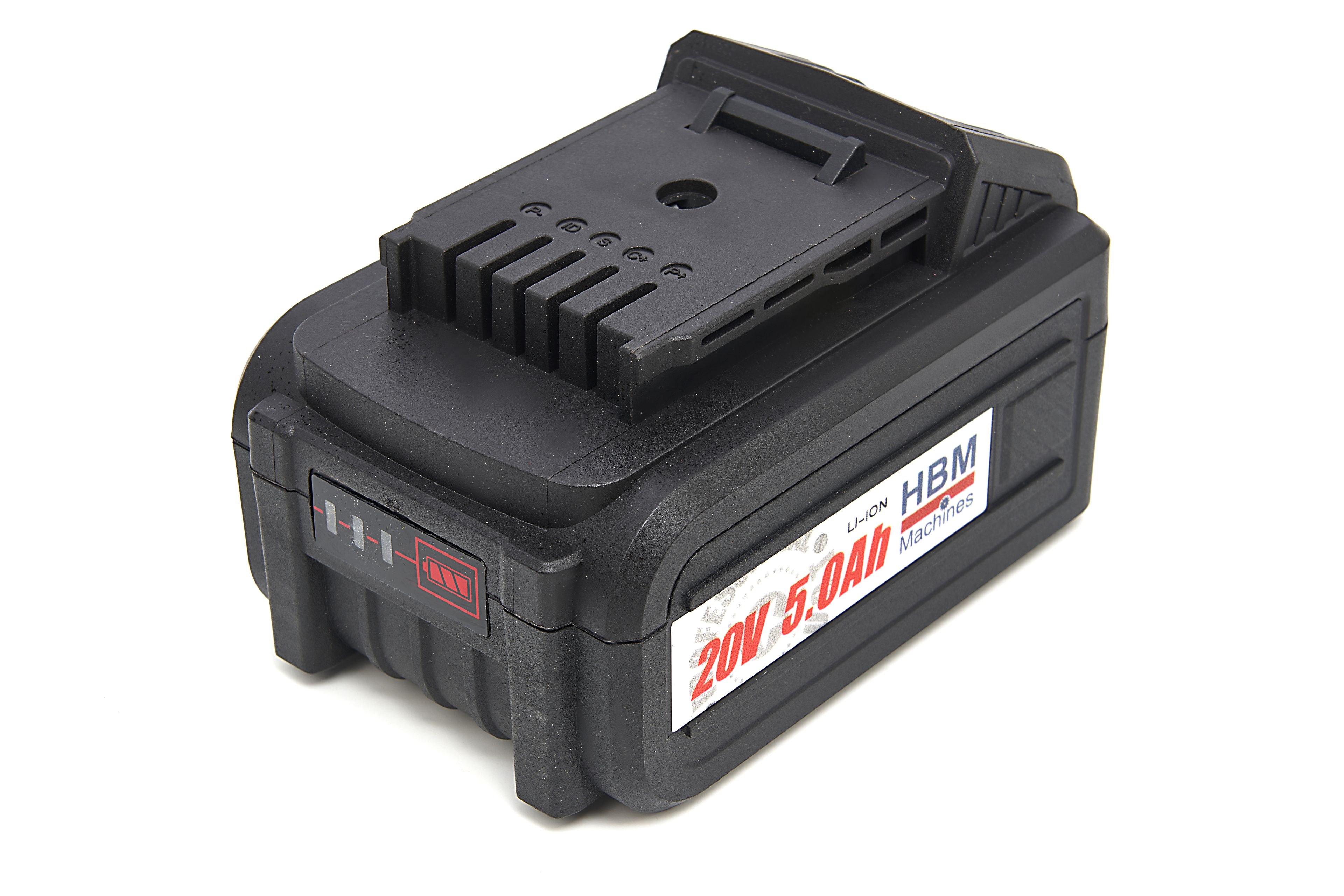 Fresatrice Professionale HBM da 20 Volt 5,0 AH Li-ion e 2 Batterie Li-ion Image 16