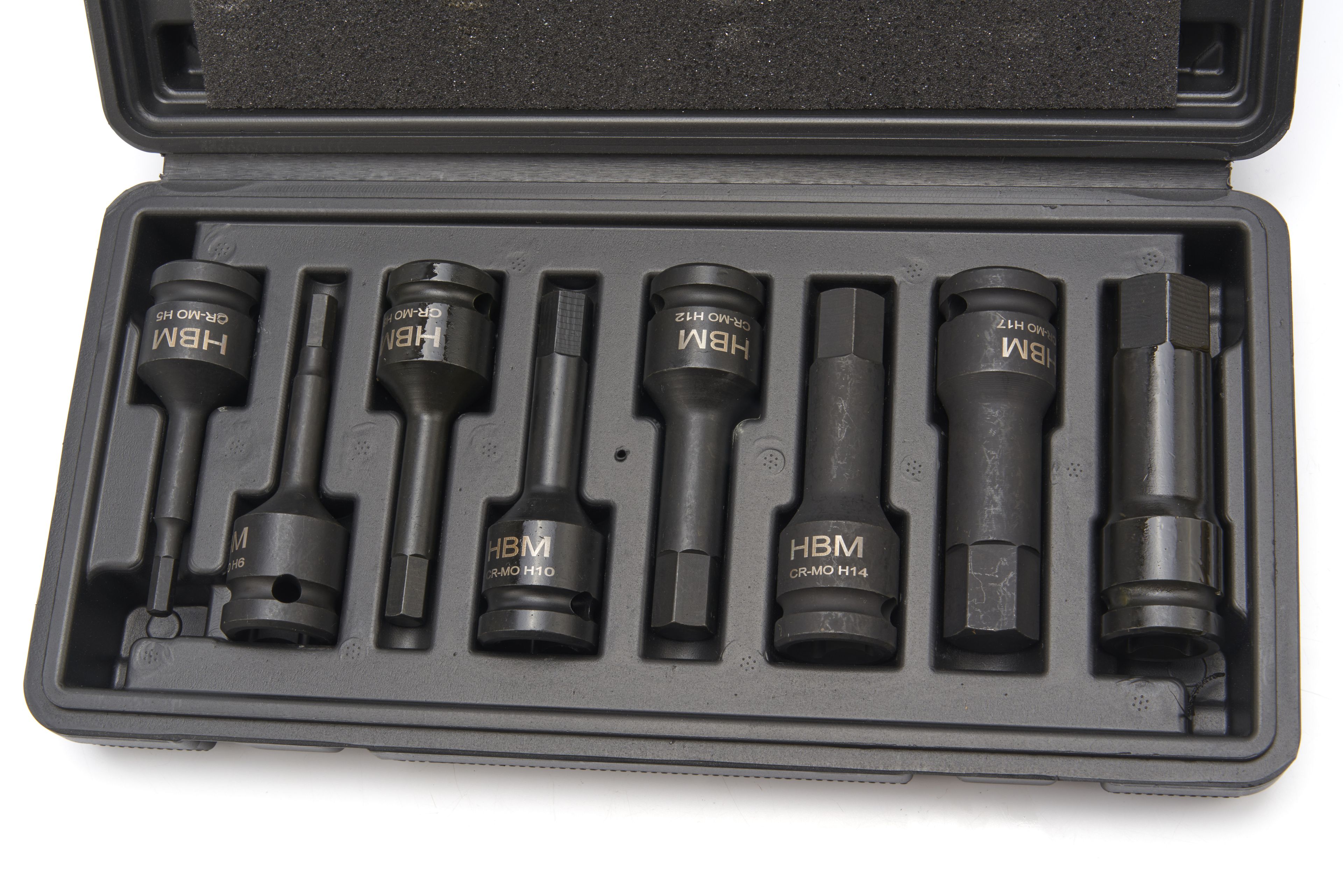 HBM lange inbus krachtdoppenset 1/2 inch, 8-delig Image 2