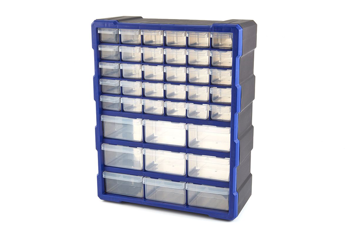HBM 39 Kommode, Sortimentsschrank, Lagersystem