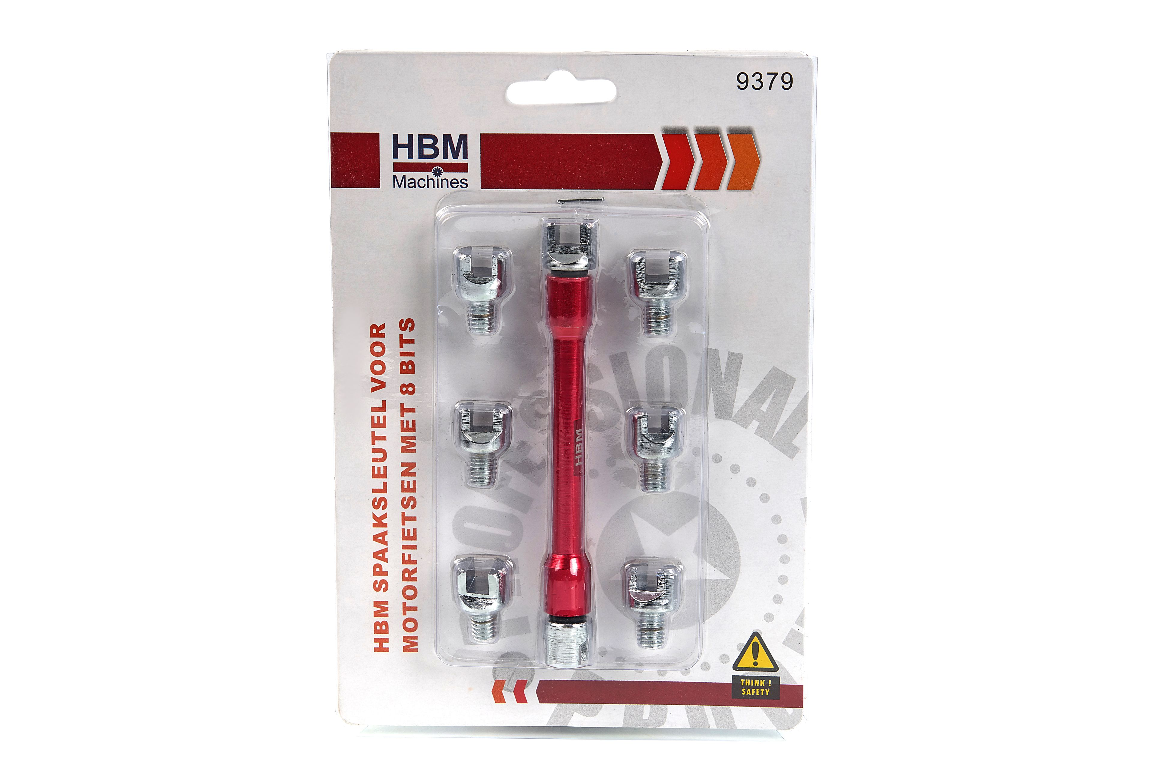 HBM Spaaksleutel Voor Motorfietsen met 8 Bits Image 3