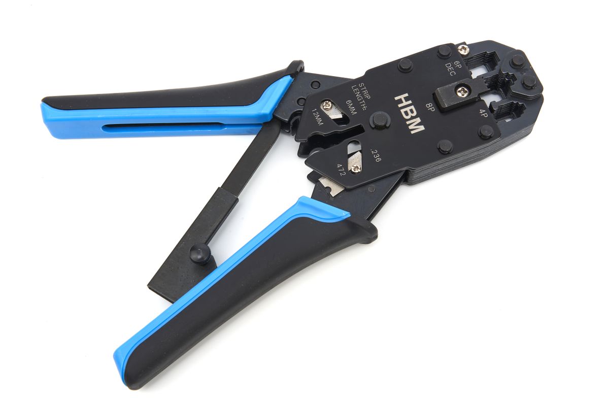Pinza de Crimpado Profesional HBM para RJ45 y RJ11