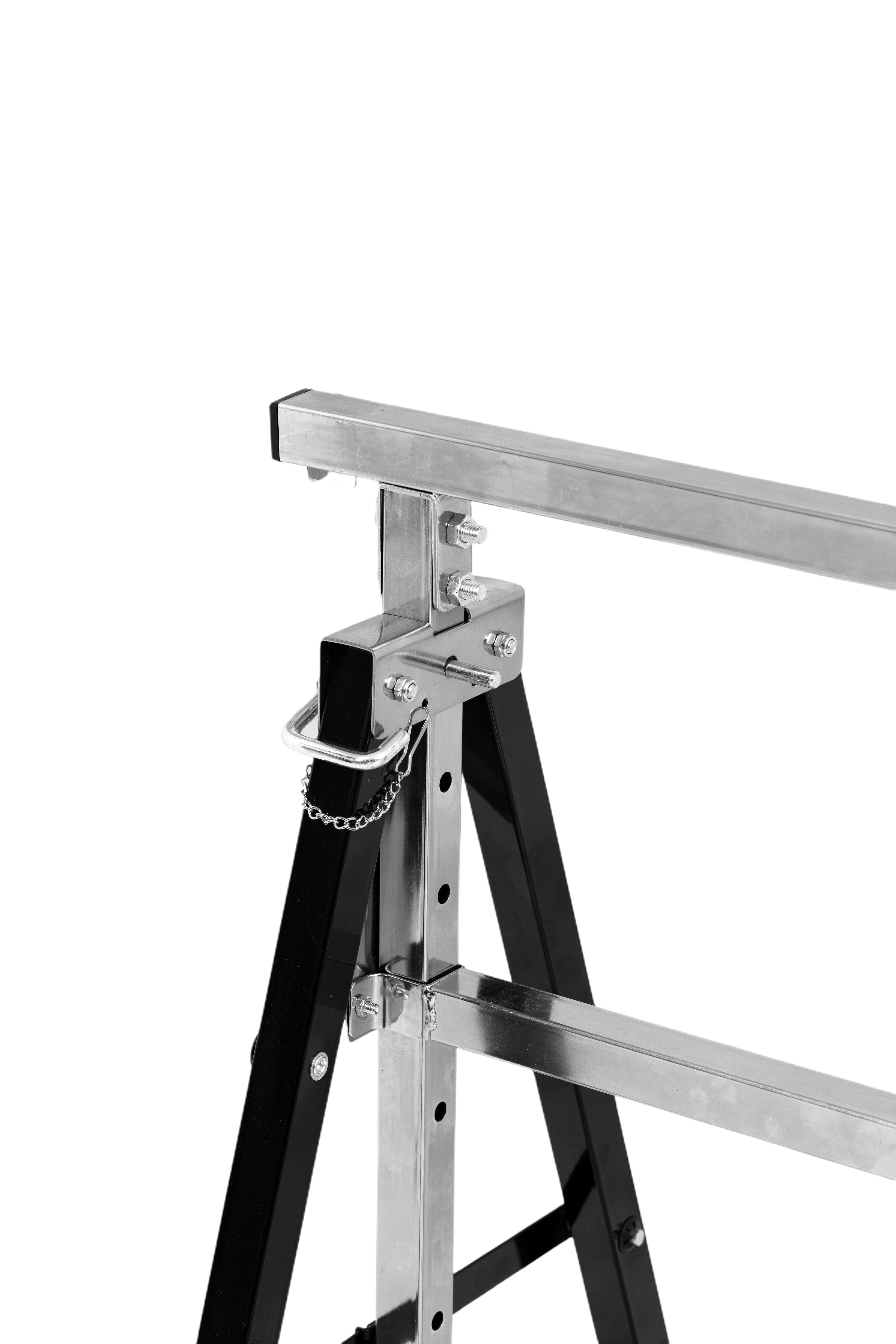 Tréteau réglable en hauteur de 81 à 130 cm d'HBM Image 8