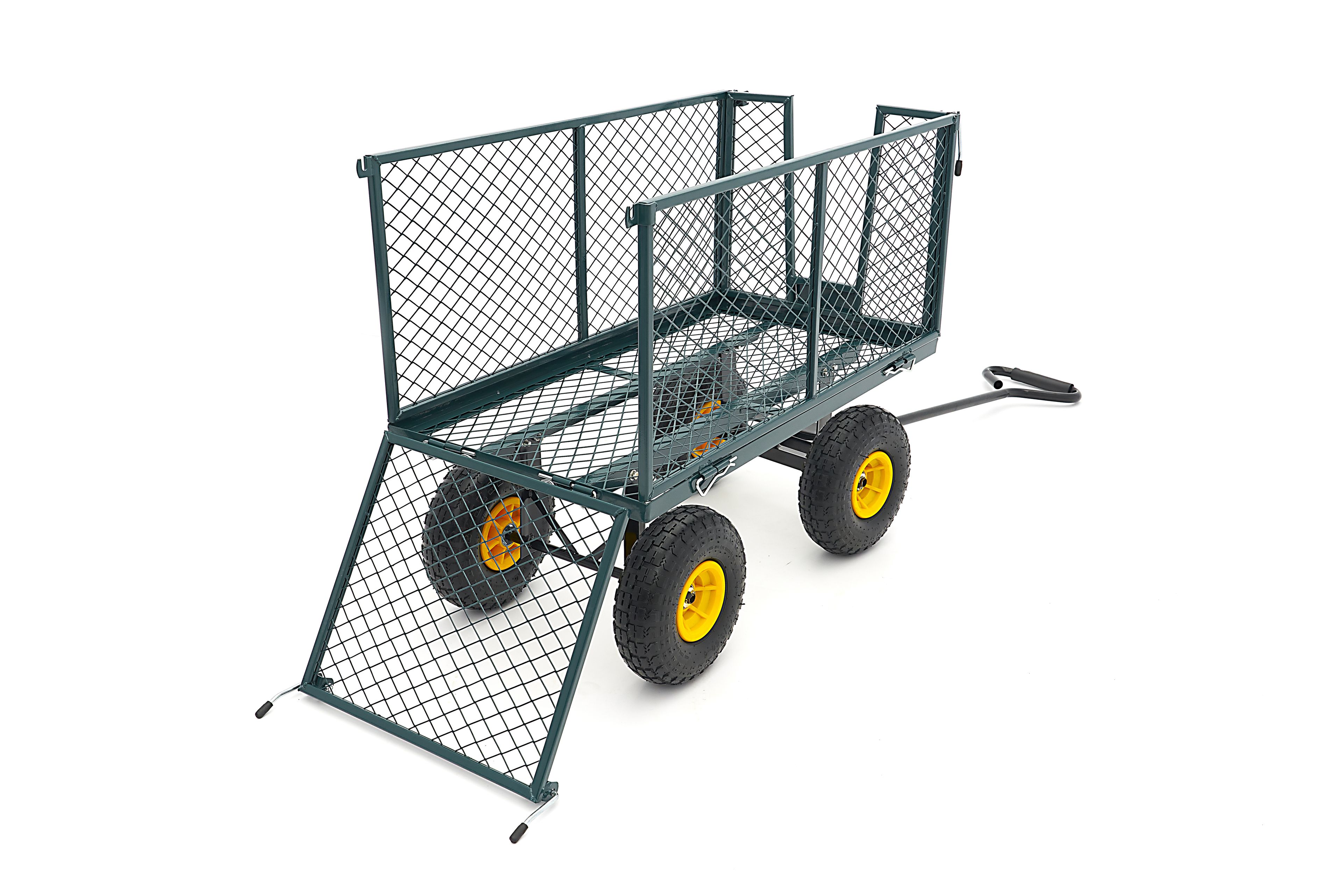HBM 100 Kg Trolley, Bollard Trolley, Garden Cart With 86 x 46 x 38 cm Cargo Box Includes Canvas Bag Image 11
