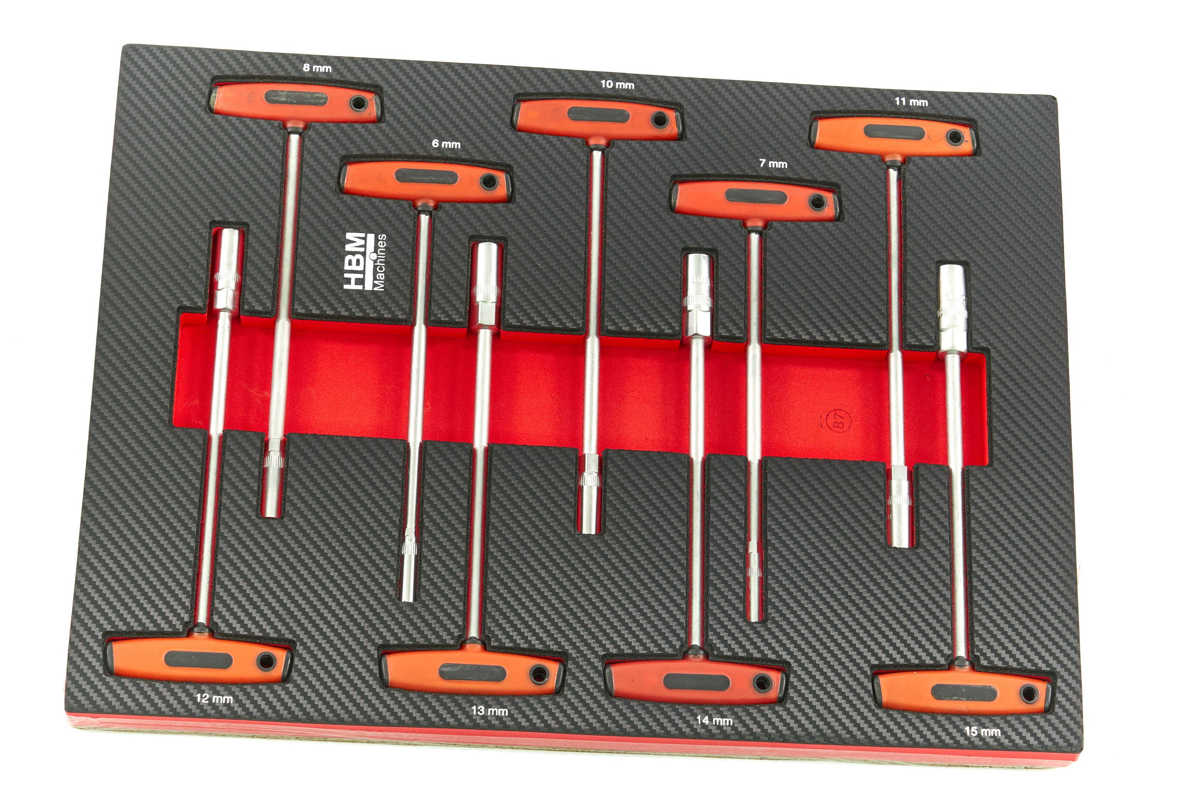 HBM 262er Pack Premium-Werkzeuge für Werkzeugwagen - ROT Image 10