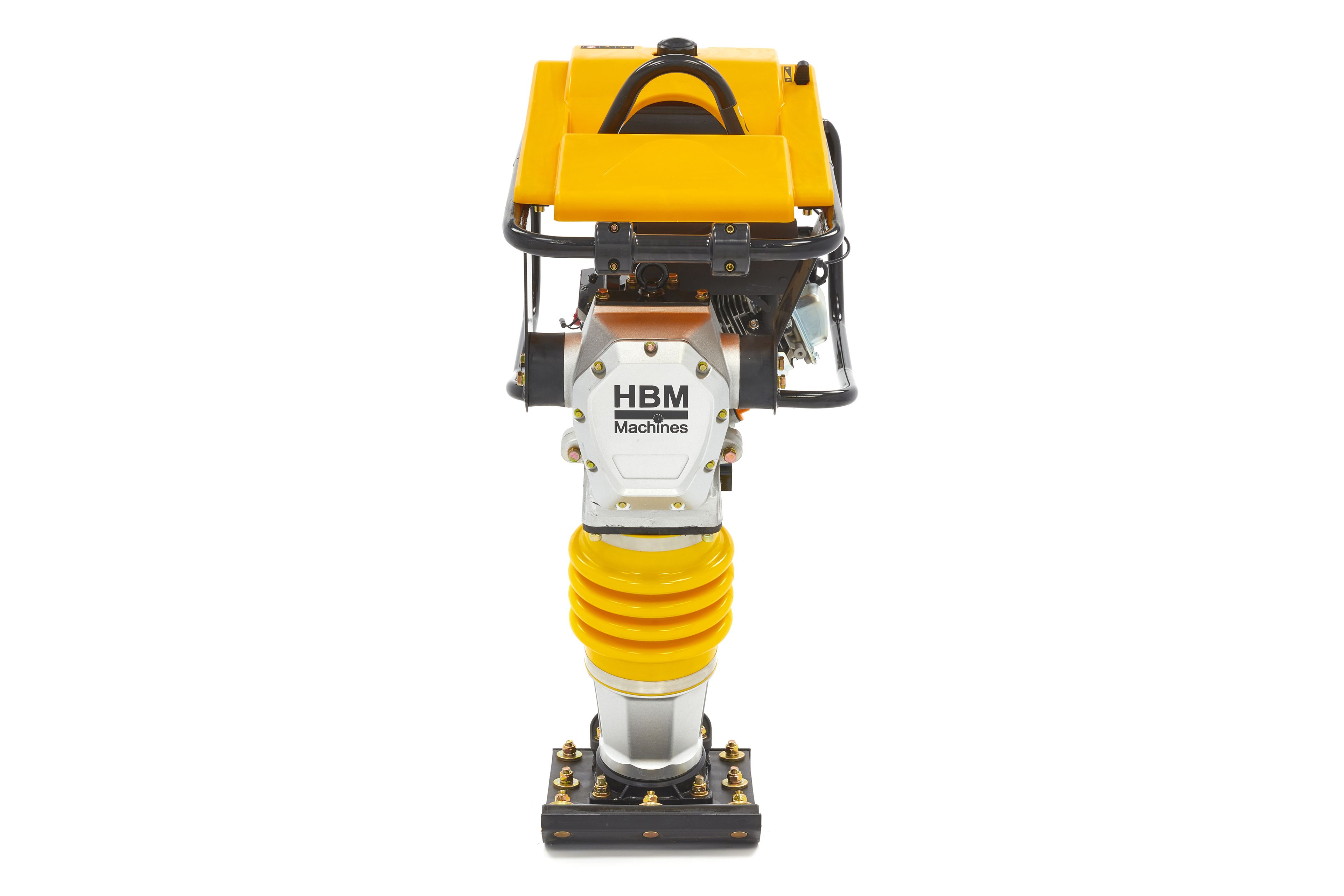 Plaque vibrante HBM Professional 6.5 PK, sabotage vibrant avec jeu de roues et couvercle de moteur Image 3