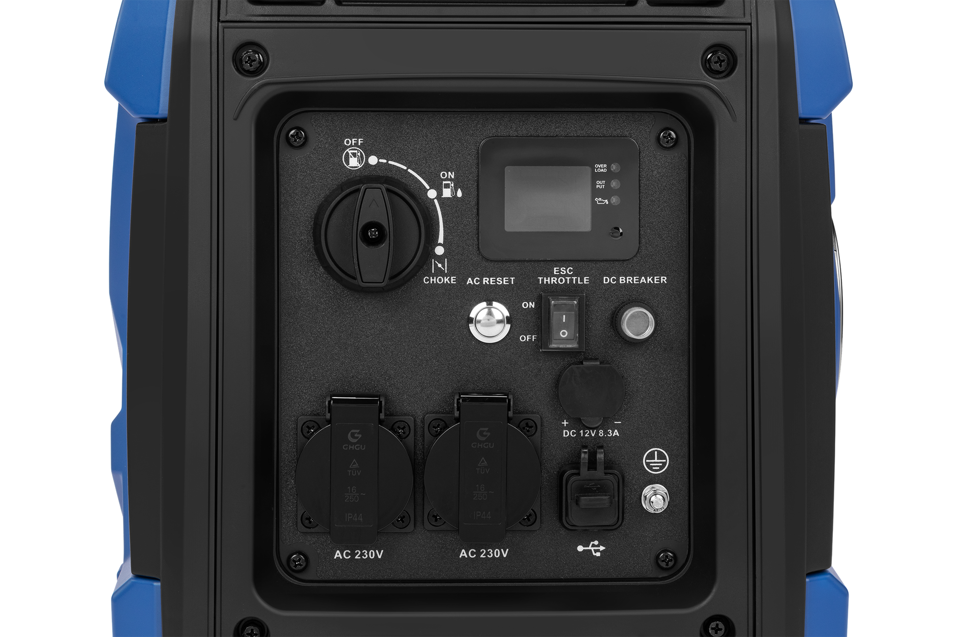 HBM générateur onduleur avec moteur à essence de 174 cm³ 230V 4200W Image 3