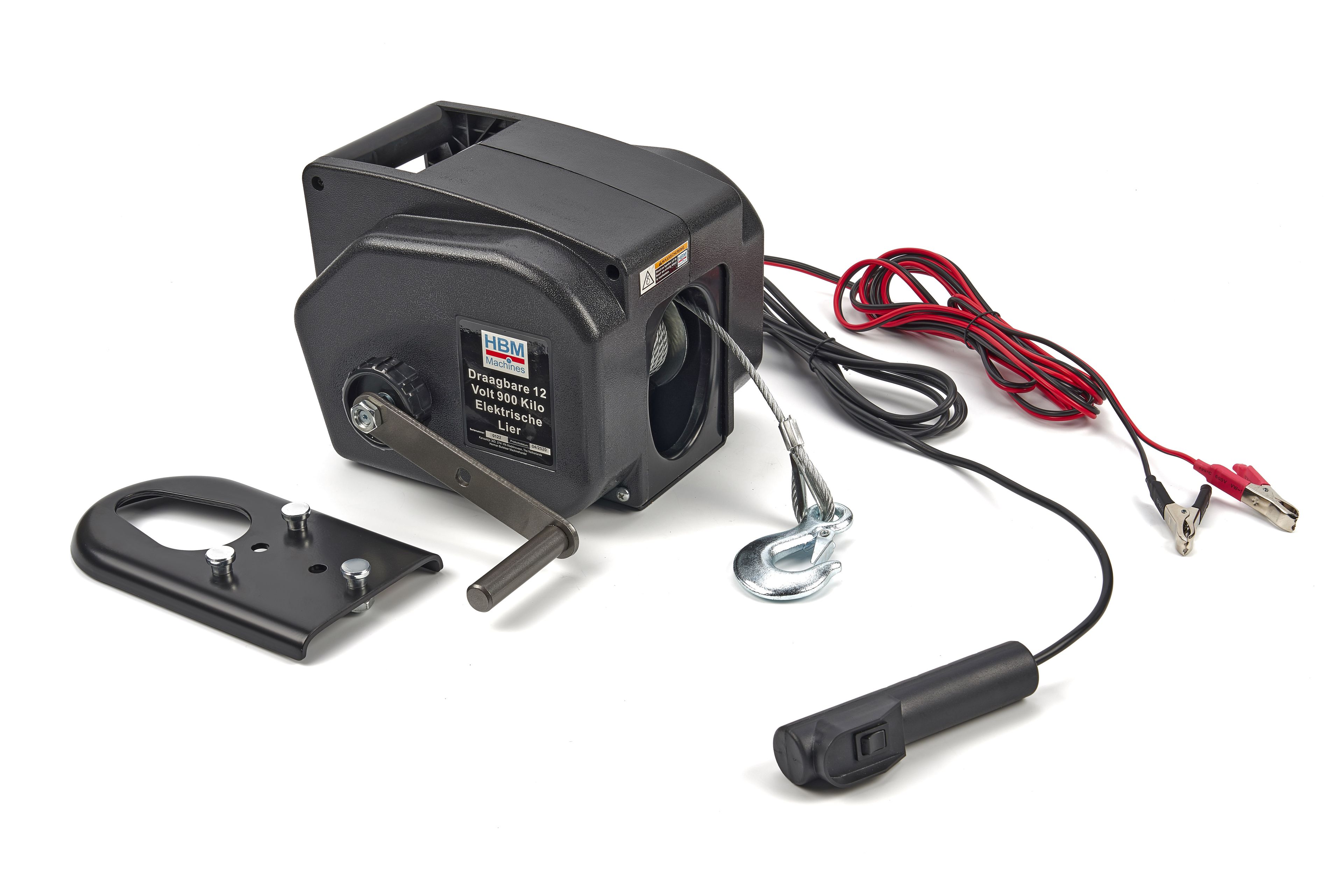 HBM draagbare elektrische lier 12 Volt 900 kg Image 6