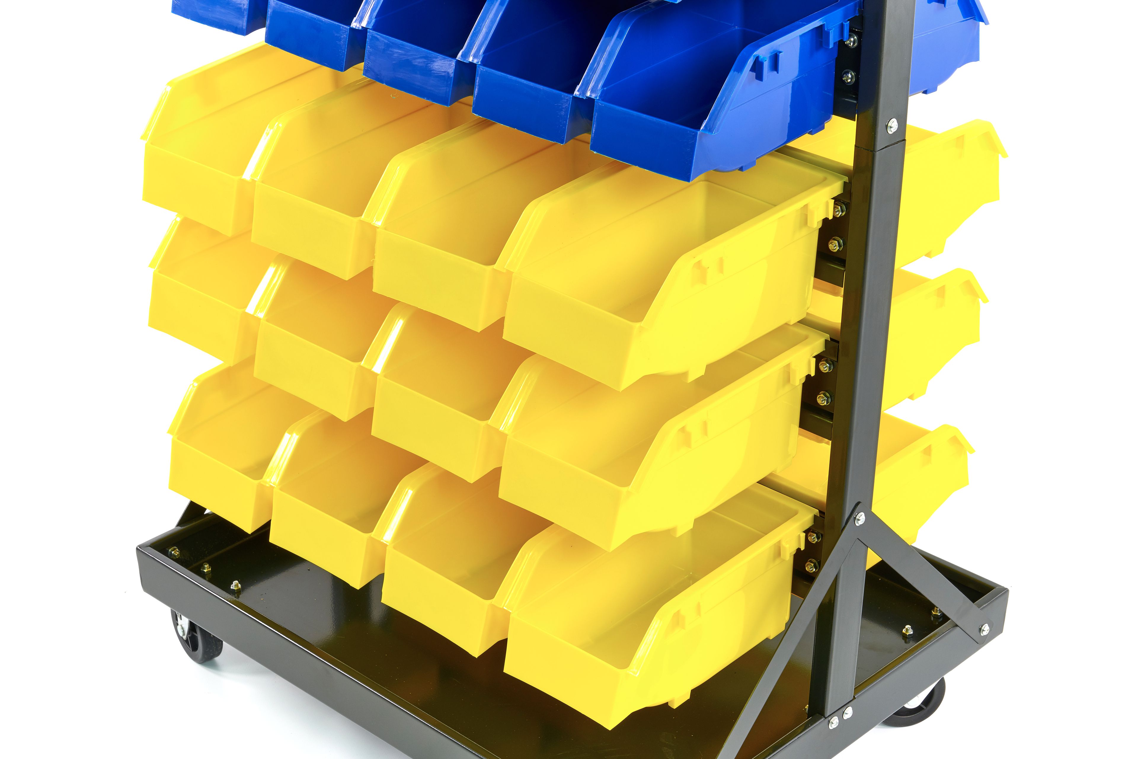 HBM Scaffale di stoccaggio mobile con 90 contenitori di stoccaggio Image 6