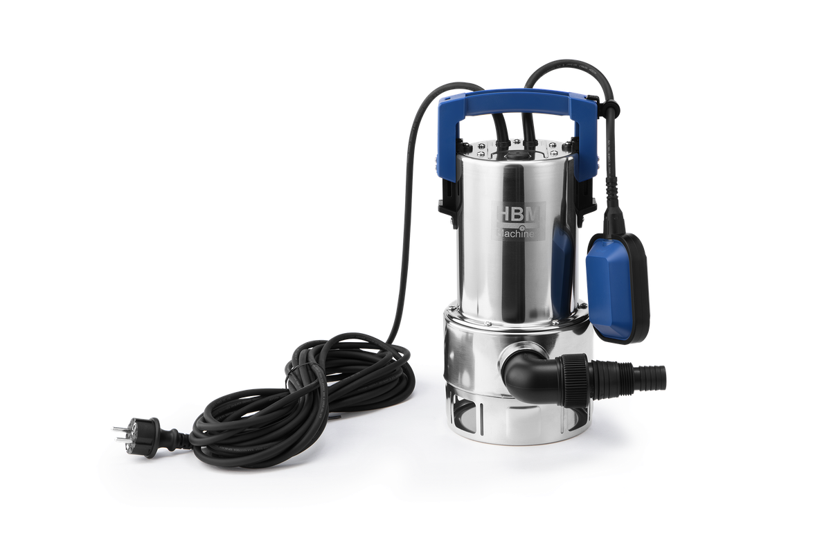 HBM Schmutzwasser-Tauchpumpe Edelstahl 550W 10000 l/h